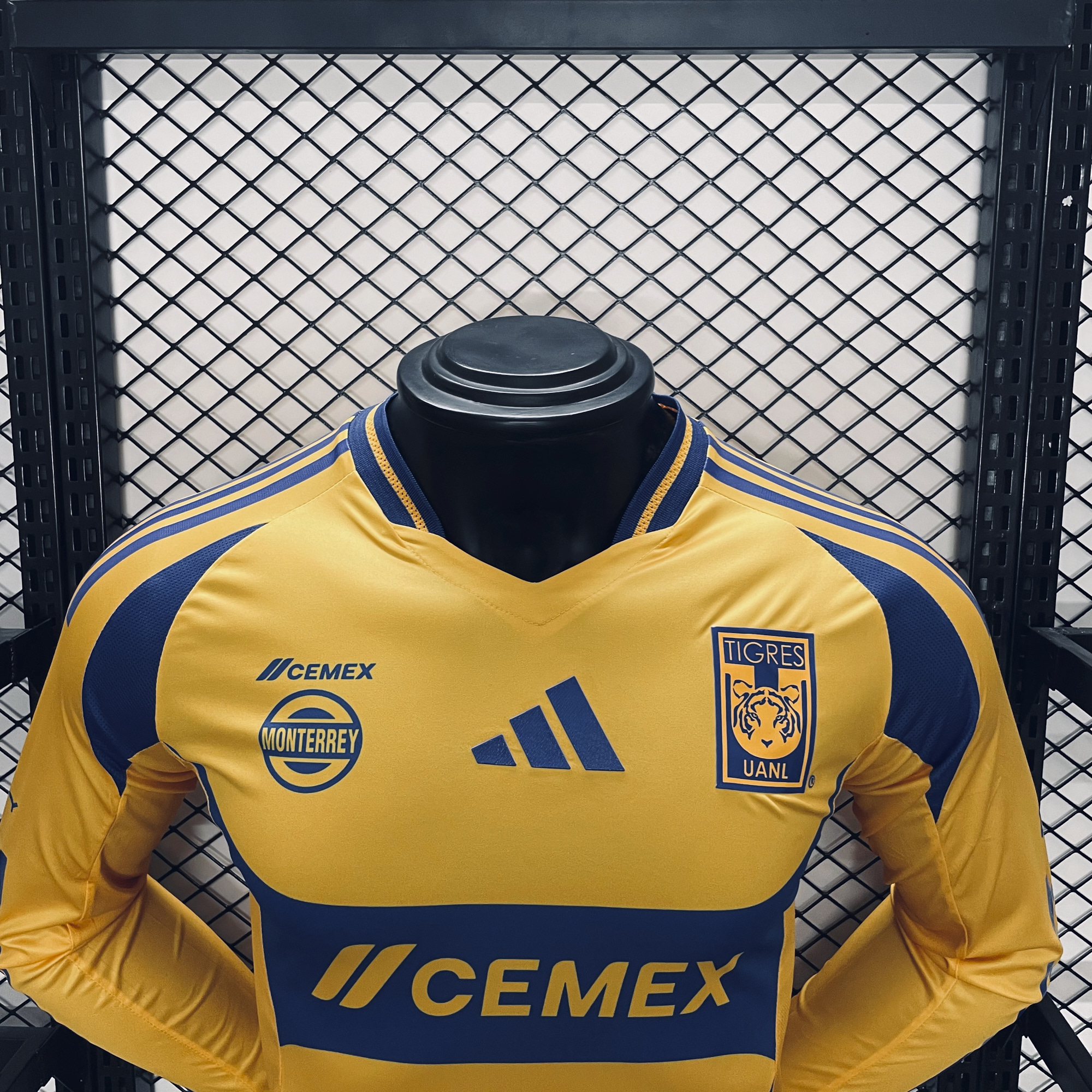 Tigres UANL 24-25 Home Long Sleeves Jersey - Player Version - SOCCERDEALSHOP