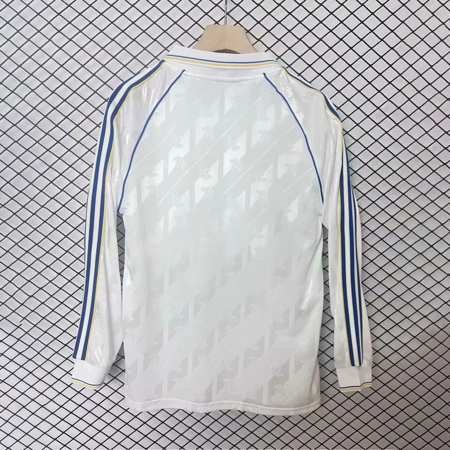 Leeds United 24-25 Spezial Collection White Long Sleeve Polo Shirts - SOCCERDEALSHOP