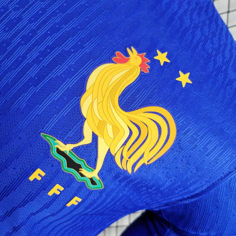 France 2024 Home Long Sleeve Jersey - Player Version - SOCCERDEALSHOP