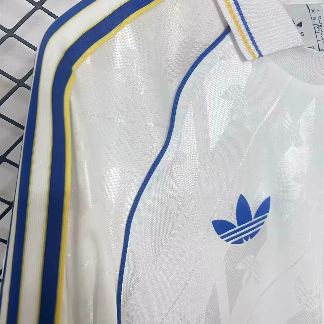 Leeds United 24-25 Spezial Collection White Long Sleeve Polo Shirts - SOCCERDEALSHOP