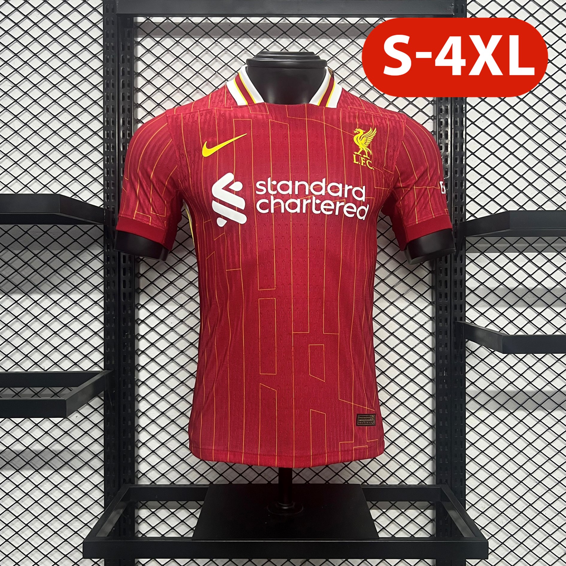 Liver.pool 24-25 Home Stadium Jersey - Player Version - SOCCERDEALSHOP