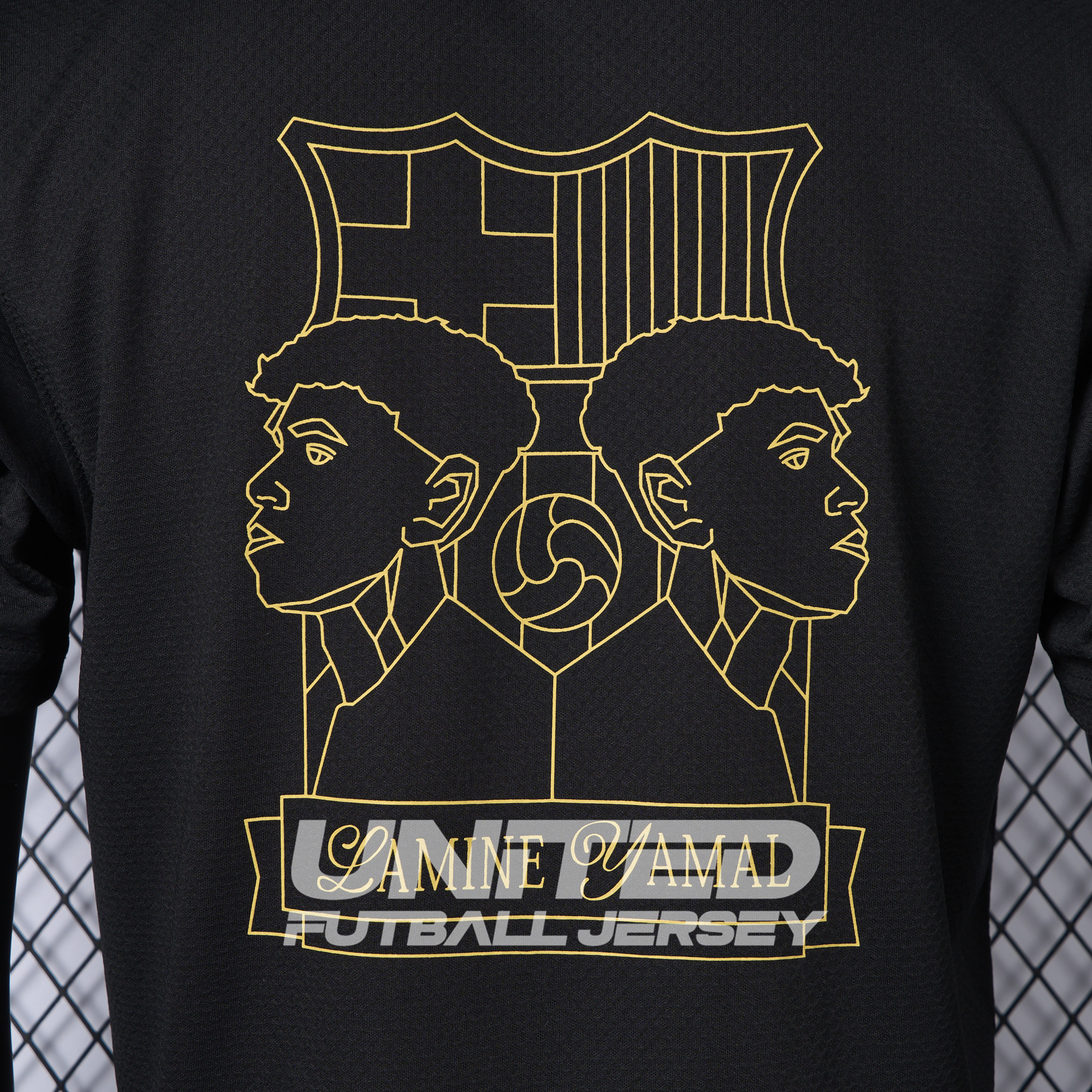 B.A.R.S.A 24-25 Yamal Anniversary Black Jersey - Player Version - SOCCERDEALSHOP