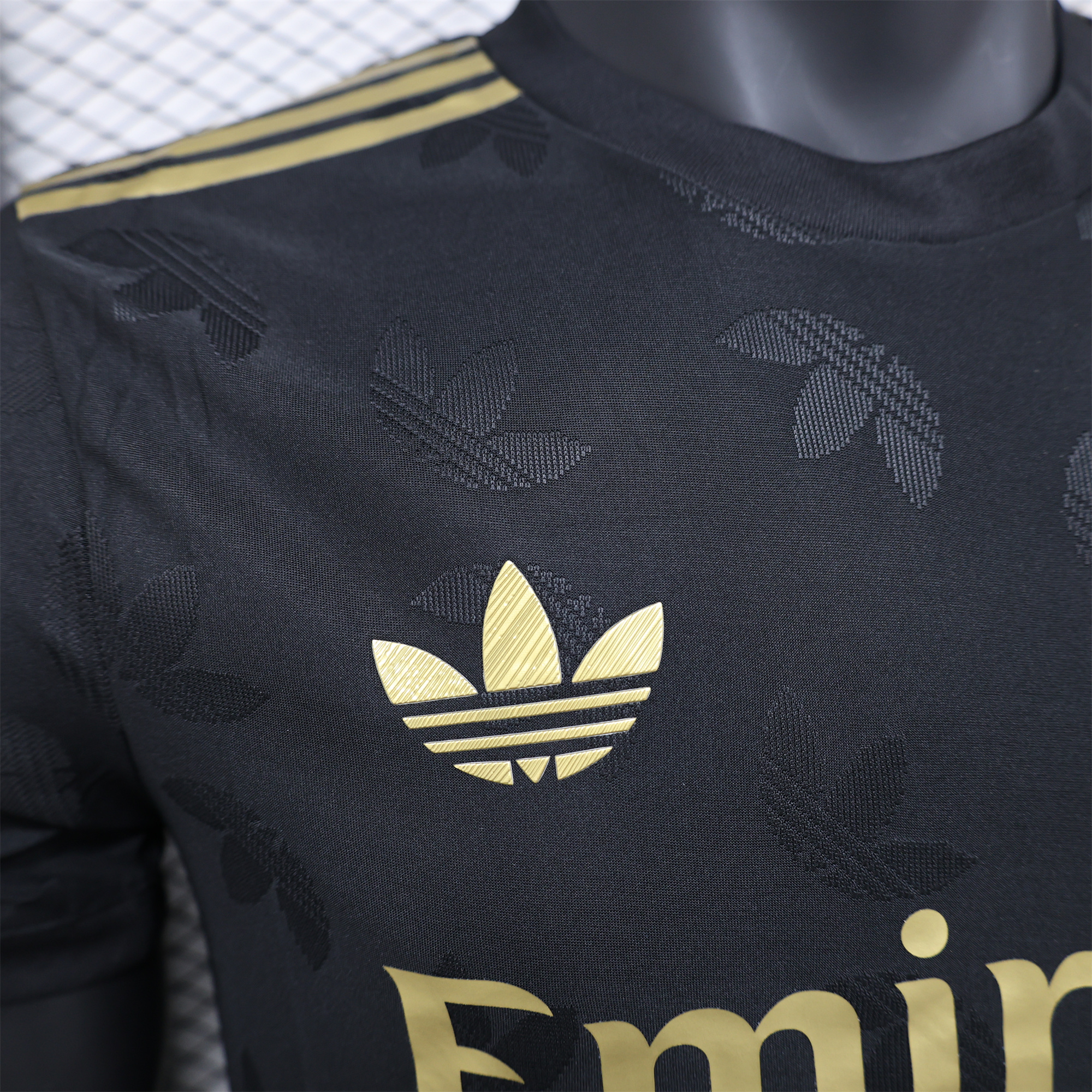 Arsenal 24-25 Black Gold Special Edition Jersey - Player Version - SOCCERDEALSHOP