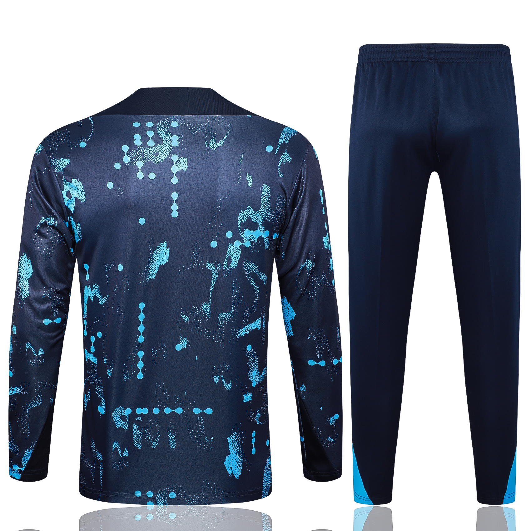C.H.E.L.S.E.A 24-25 Long Sleeve Training Set - Royal Blue with Blue Dots - SOCCERDEALSHOP