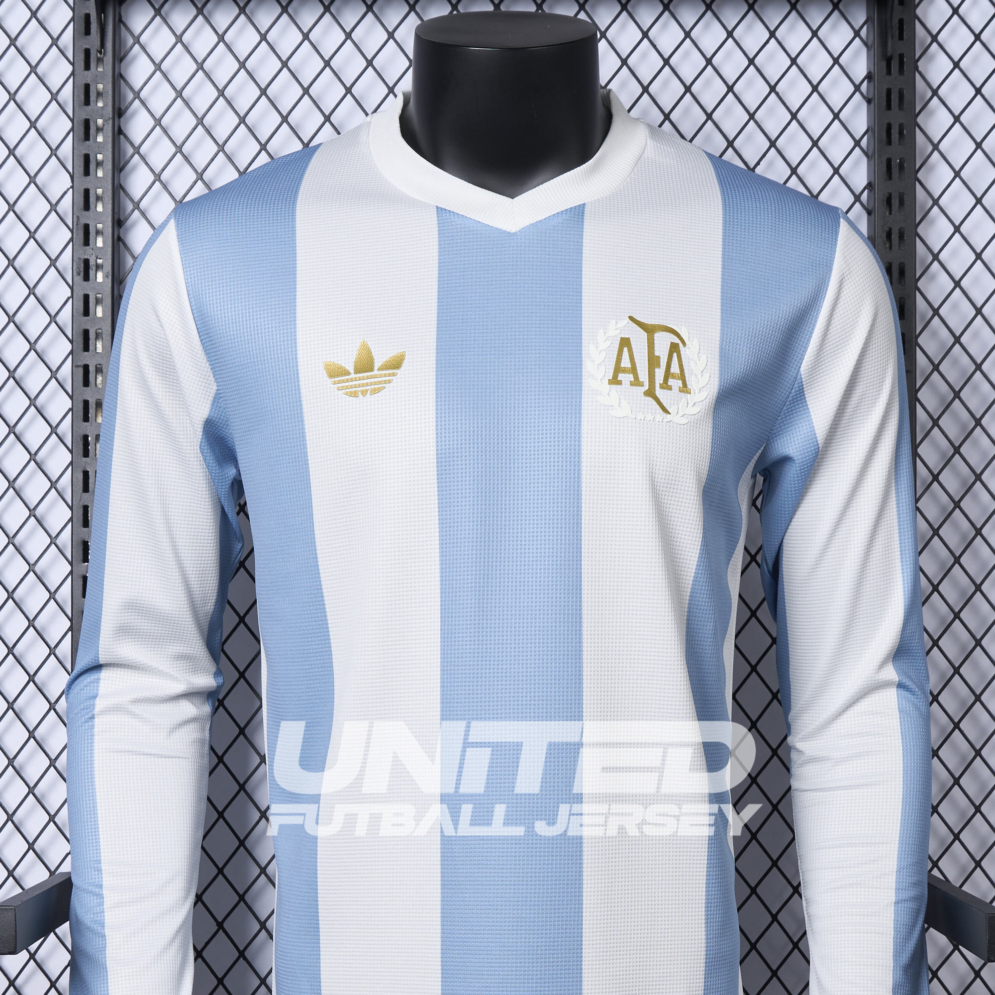 Argentina 24-25 Adi 50 Years Anniversary Long Sleeve Jersey - Player Version - SOCCERDEALSHOP
