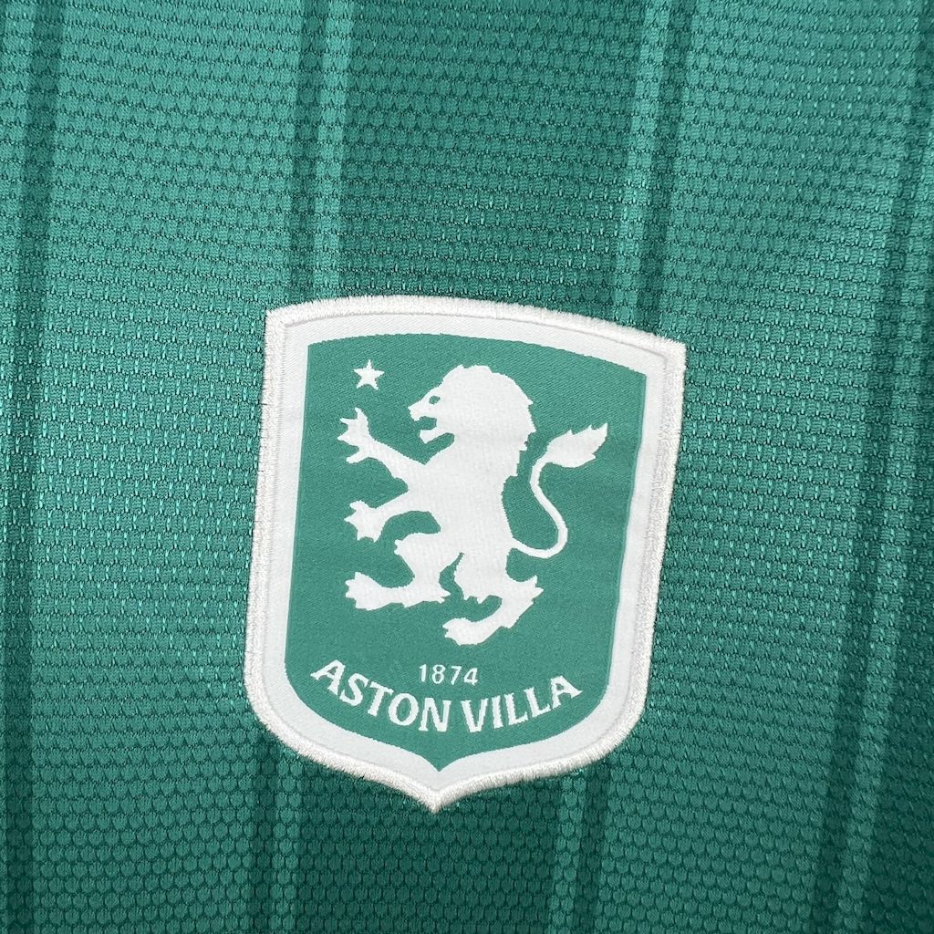 Aston Villa 24-25 Originals Green Stripe Jersey - Fans Version - SOCCERDEALSHOP