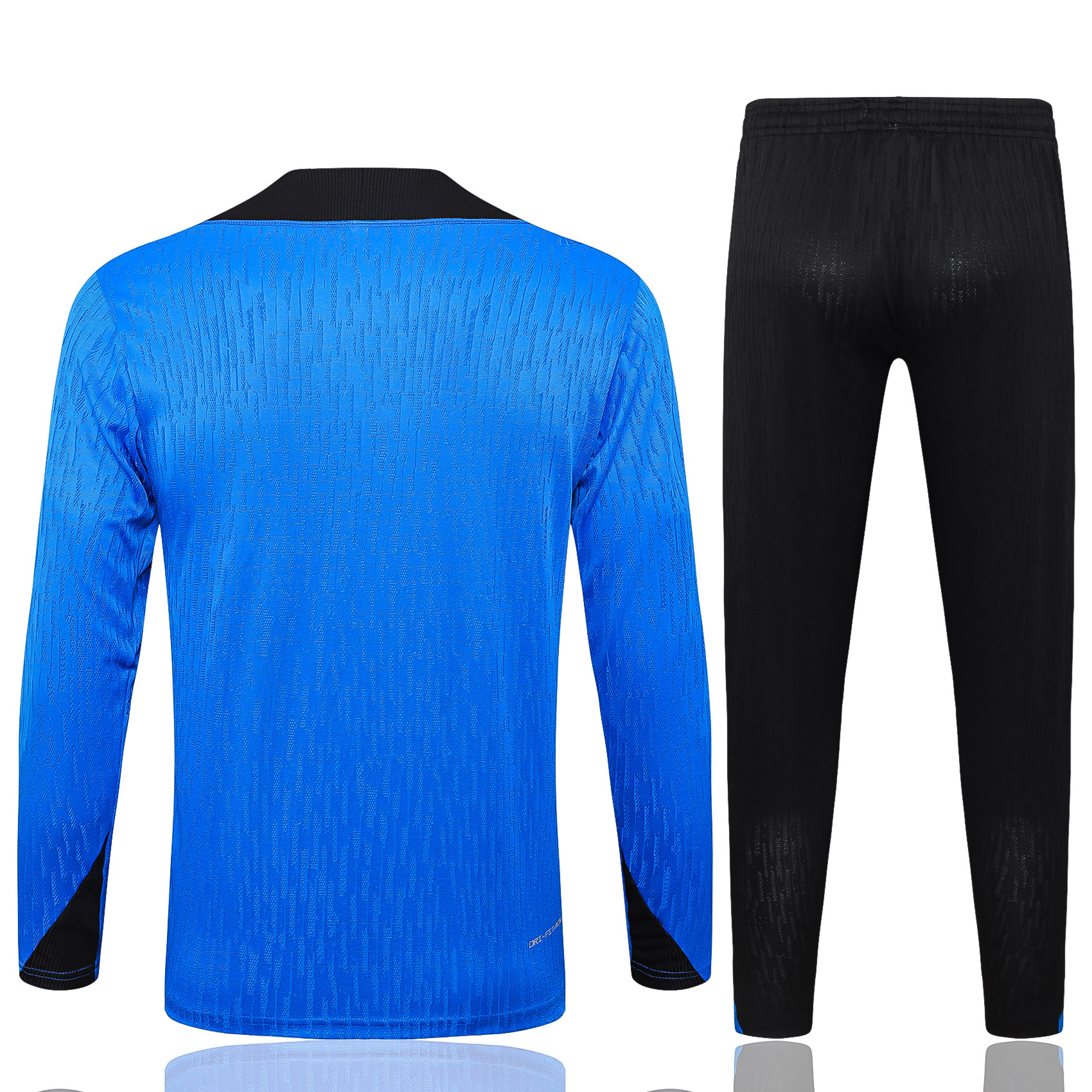 B.A.R.S.A 24-25 Long Sleeve Training Set - Player Version - Blue Top and Black Pants - SOCCERDEALSHOP