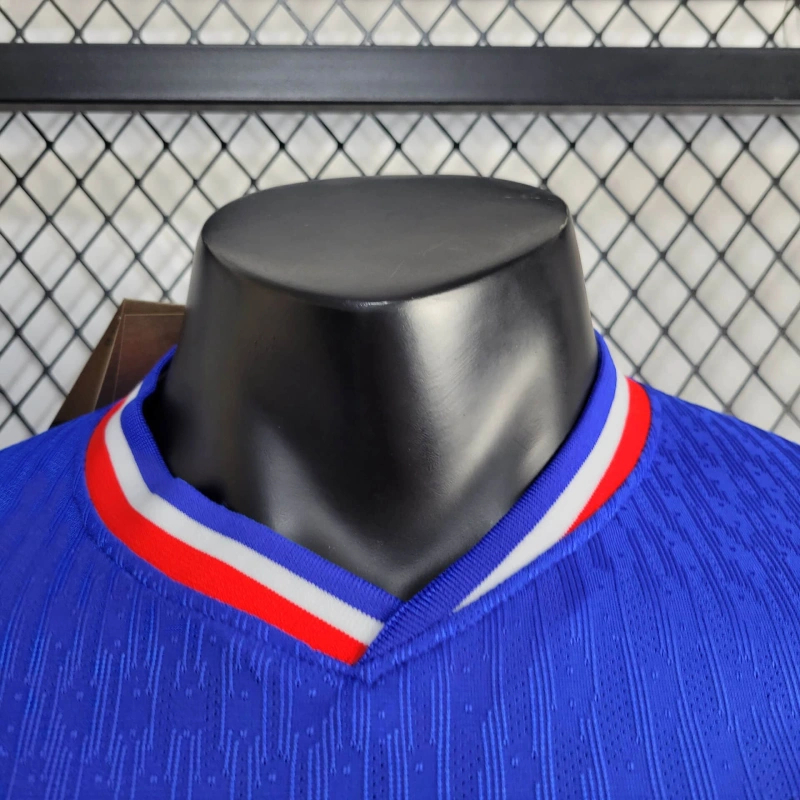 France 2024 Home Long Sleeve Jersey - Player Version - SOCCERDEALSHOP