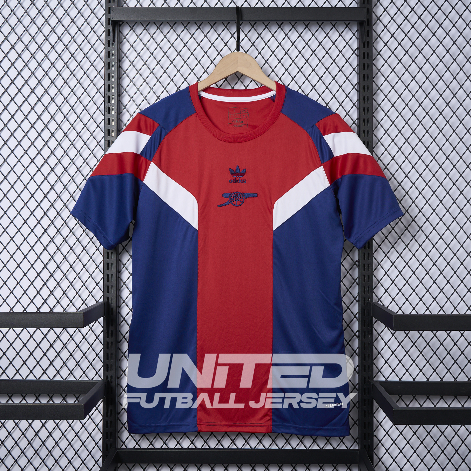 Arsenal 24-25 Originals LFSTLR Purple and Red Jersey - Fans Version - SOCCERDEALSHOP