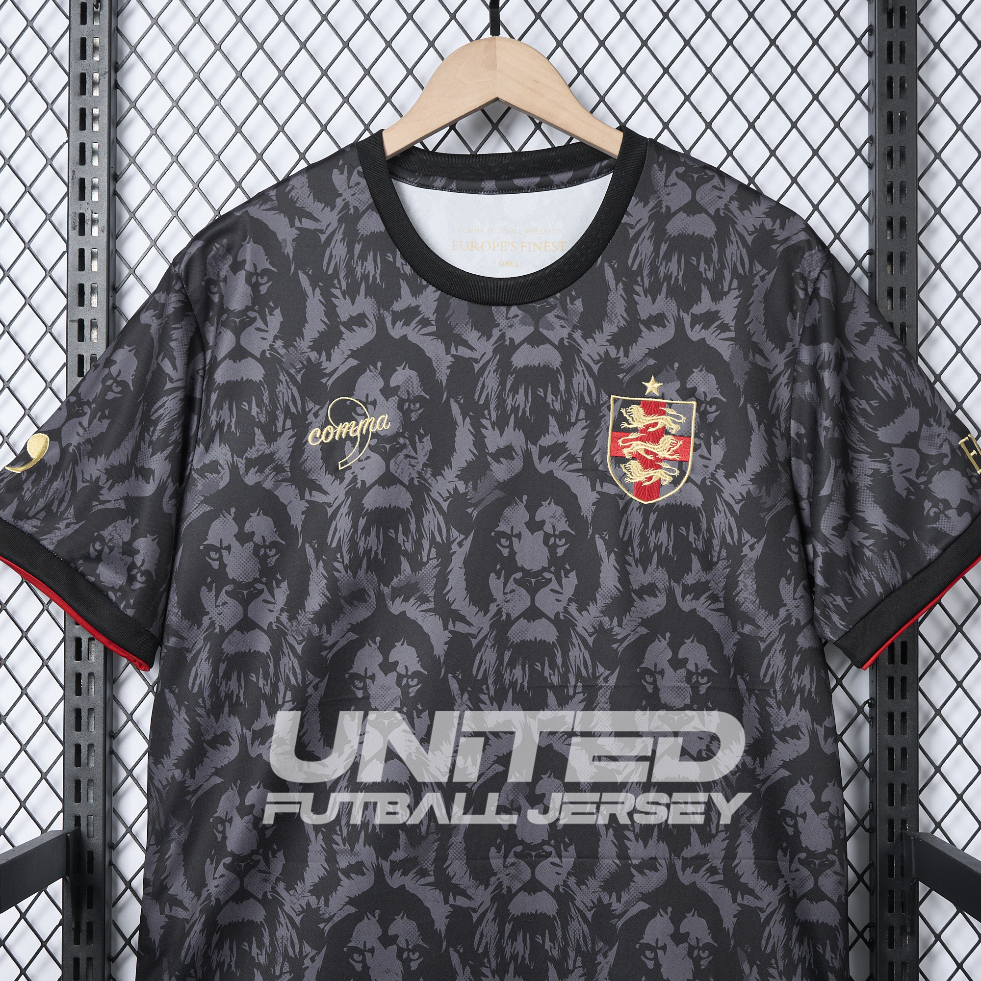 England 2024 Black The Lions Special Edition Jersey - Fans Version - SOCCERDEALSHOP