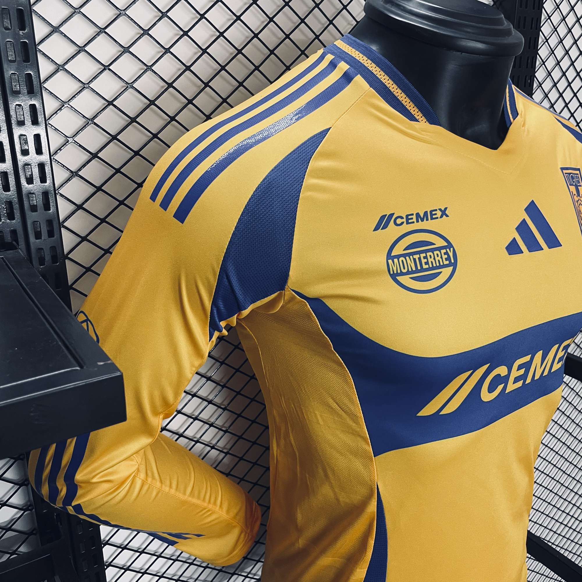 Tigres UANL 24-25 Home Long Sleeves Jersey - Player Version - SOCCERDEALSHOP