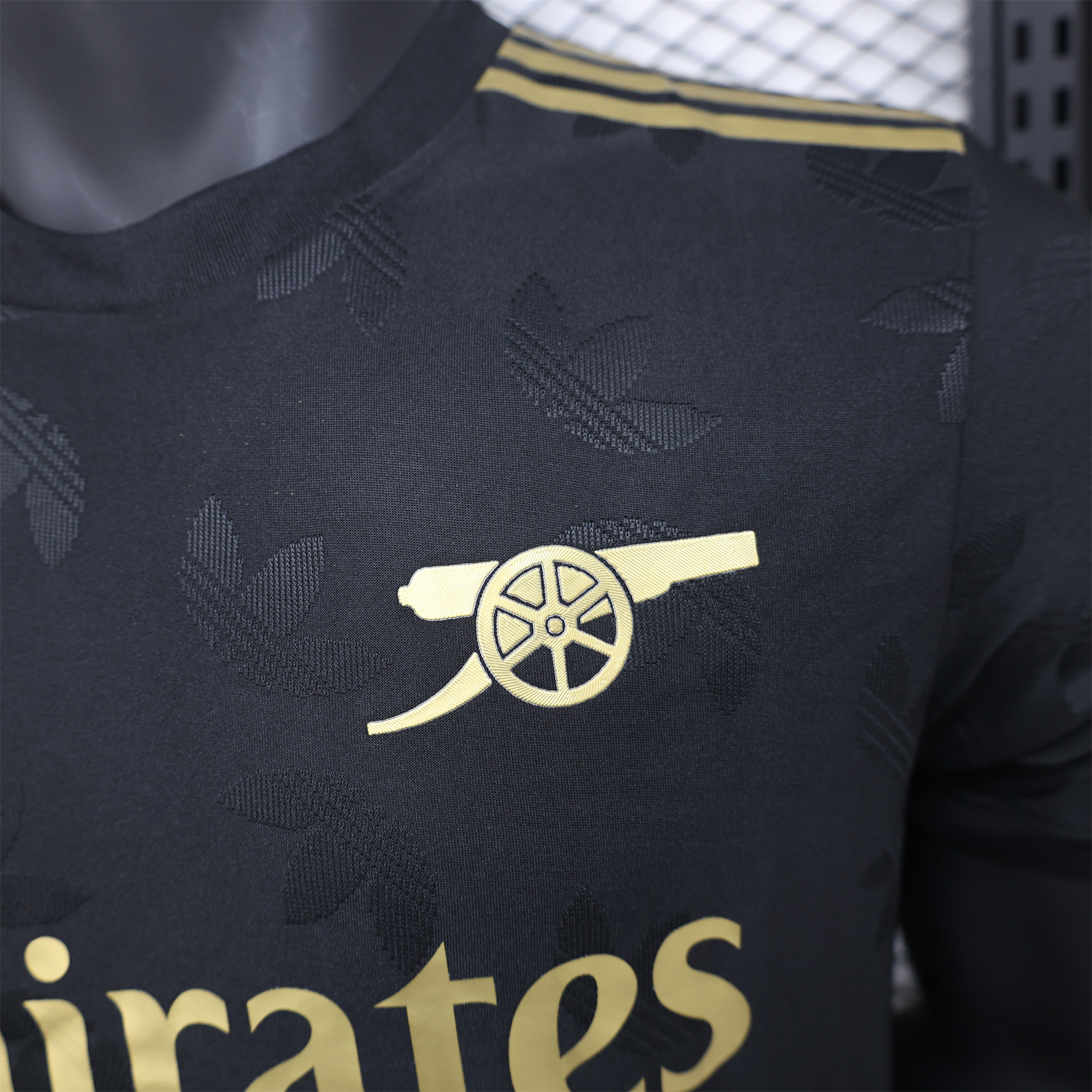 Arsenal 24-25 Black Gold Special Edition Jersey - Player Version - SOCCERDEALSHOP