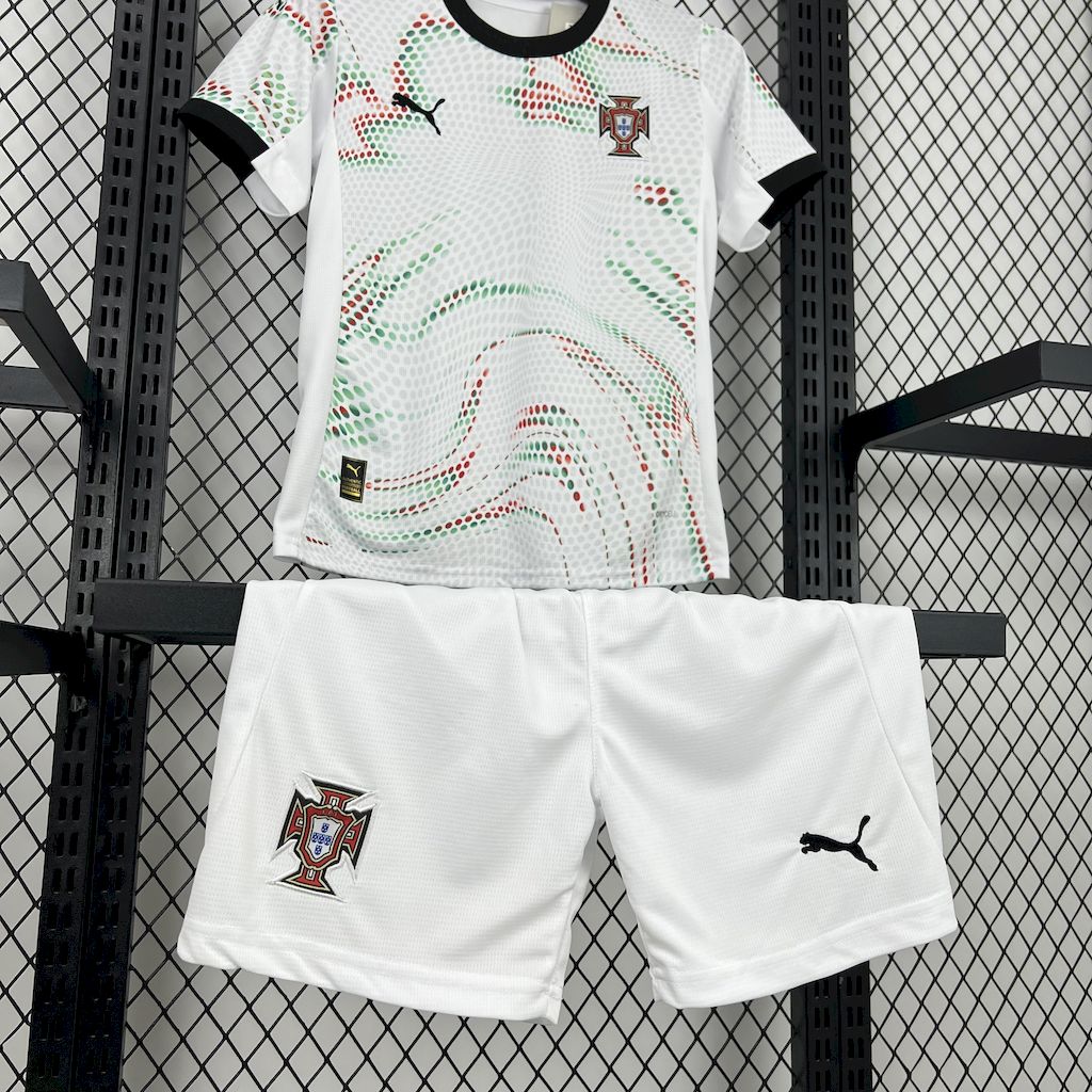 Portugal 2025-26 Away Kids Kit - SOCCERDEALSHOP