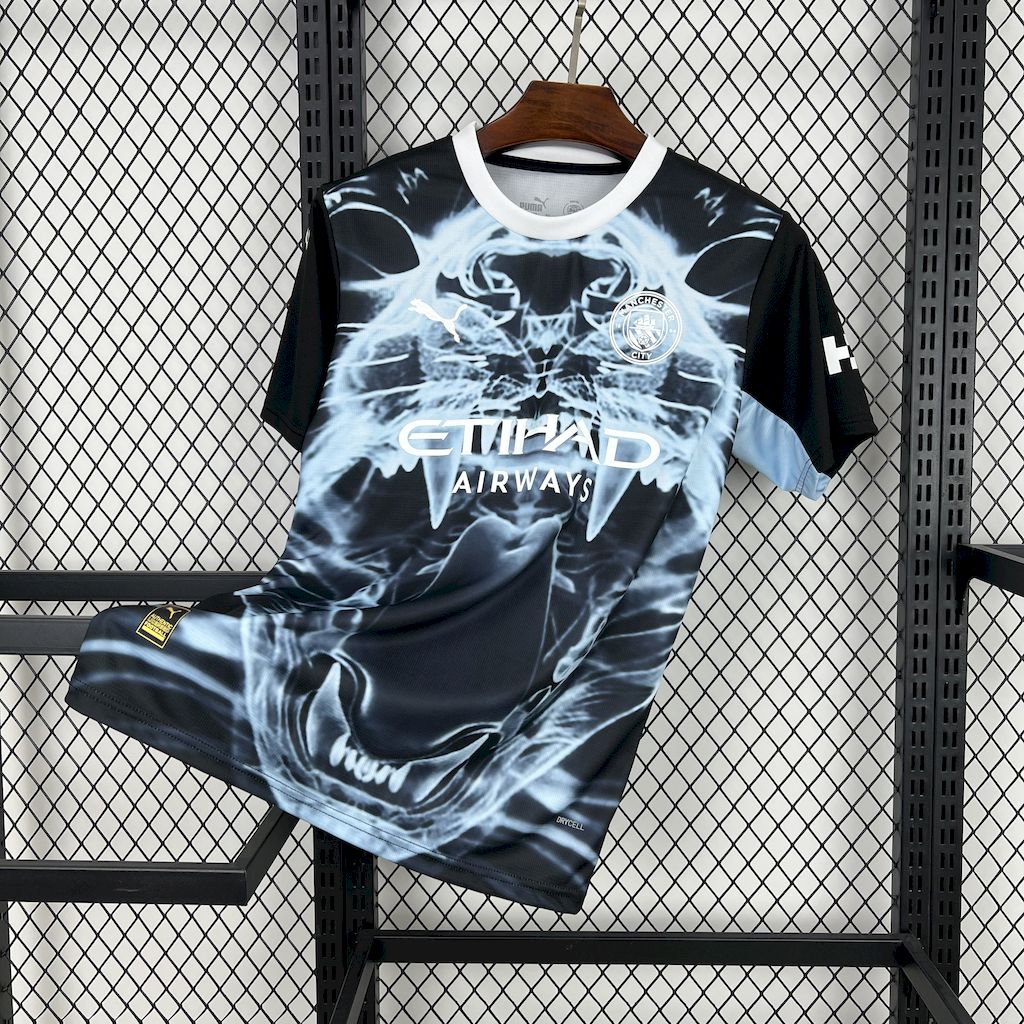 Manchester City 24-25 Black X-ray Fan-designed Special Edition Jersey - Fans Version - SOCCERDEALSHOP