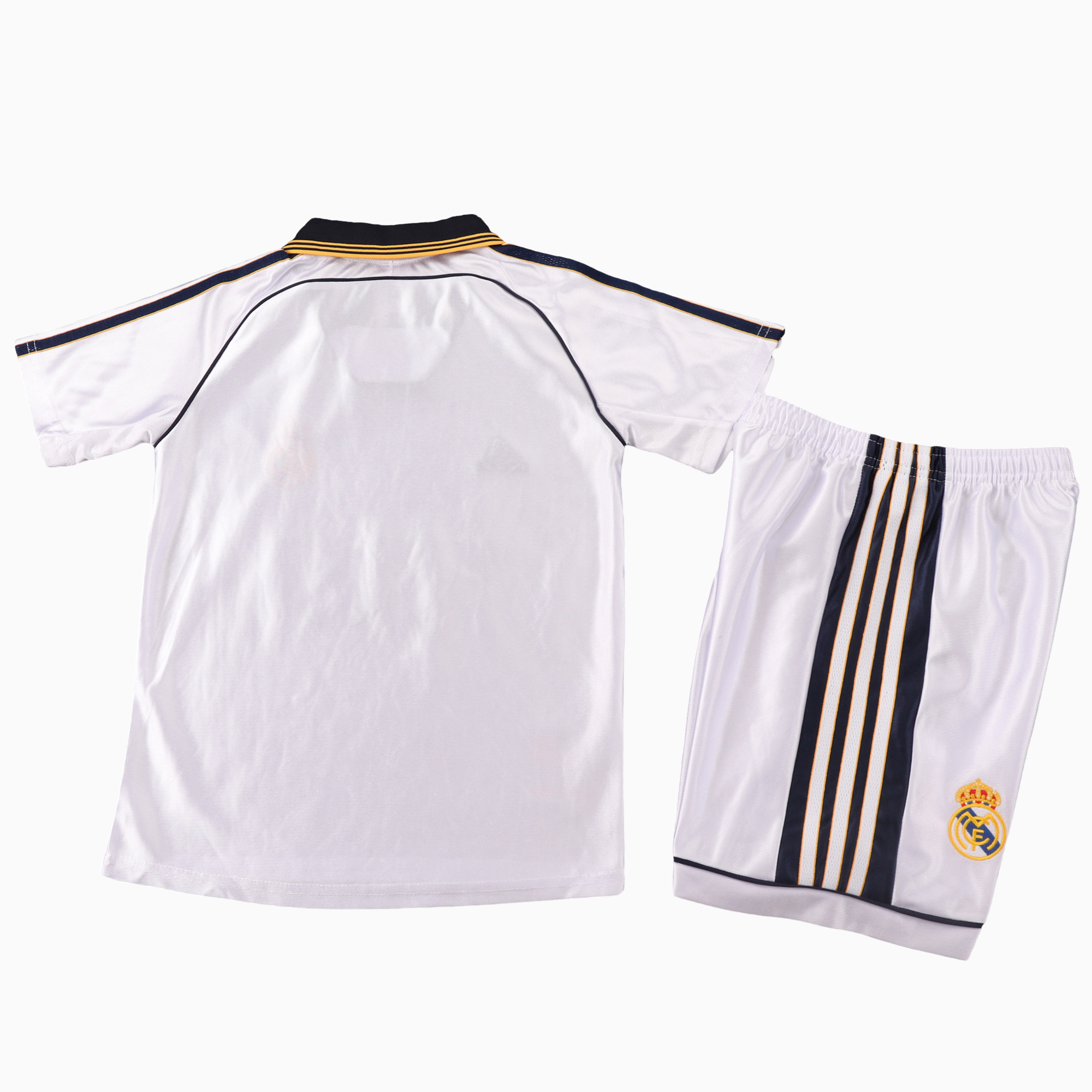 Retro Real Madrid 1998-00 Home Kids Kit - SOCCERDEALSHOP