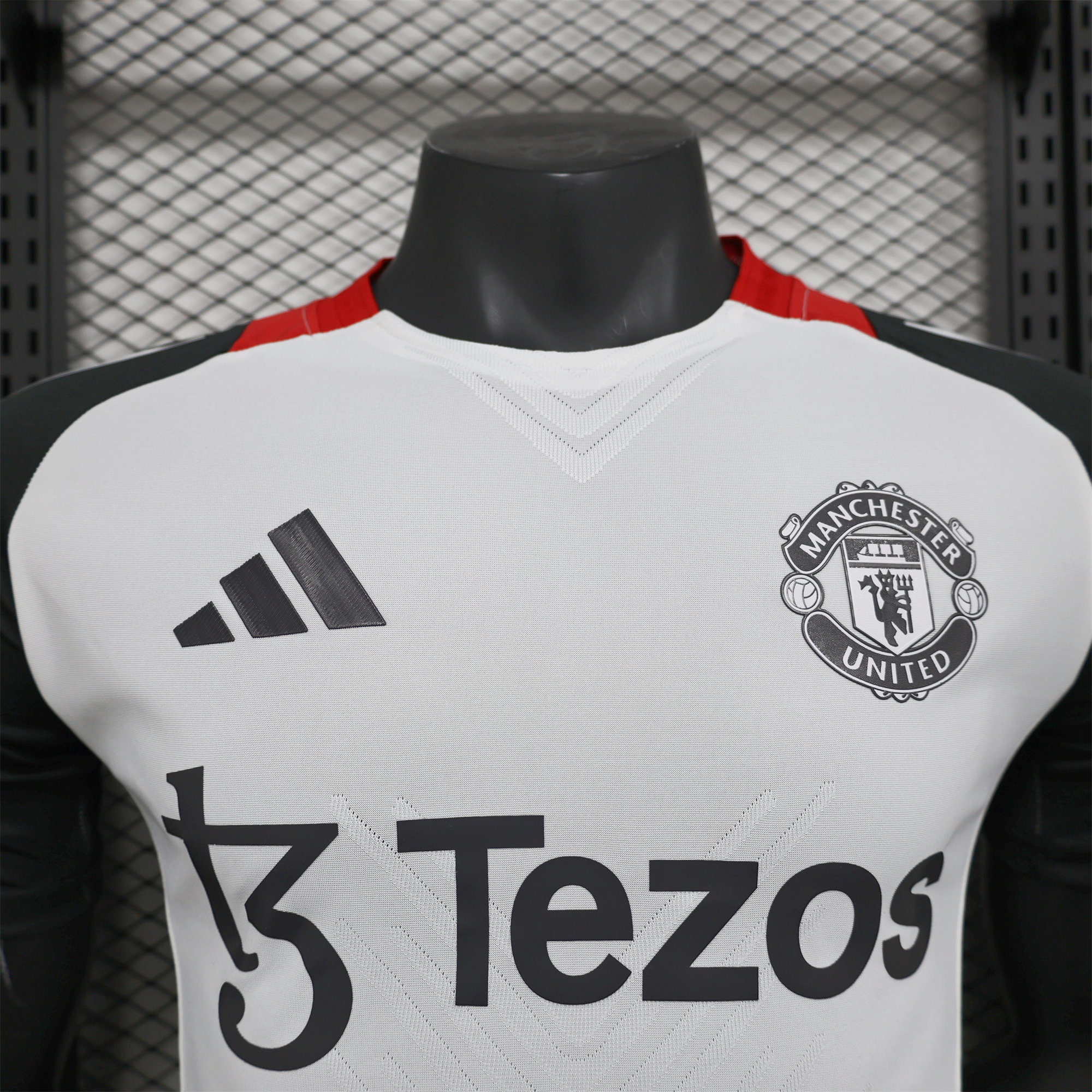 Manchester United 24-25 White Training 3 Jersey - Player Version - SOCCERDEALSHOP