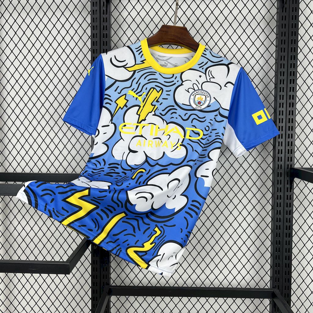 Manchester City 24-25 Blue Fan-designed Special Edition Jersey - Fans Version - SOCCERDEALSHOP