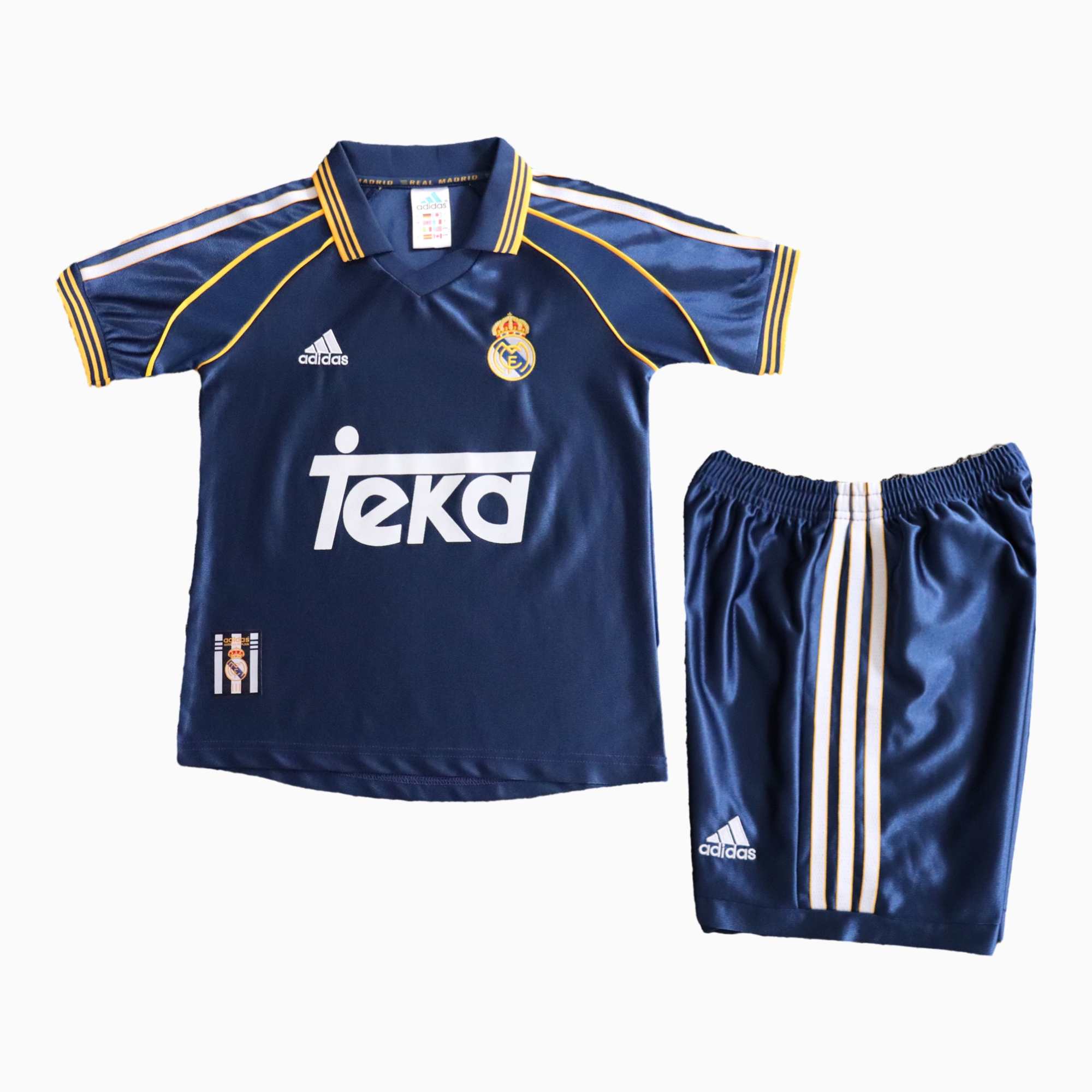Retro Real Madrid 1998-00 Third Kids Kit - SOCCERDEALSHOP