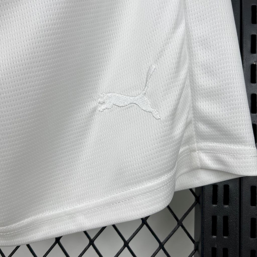 AC Milan 24-25 125th Anniversary Home White Shorts - Fans Version - SOCCERDEALSHOP