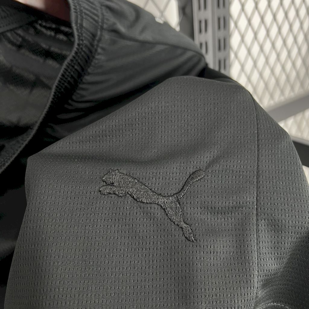 AC Milan 24-25 125th Anniversary Black GK Shorts - Fans Version - SOCCERDEALSHOP