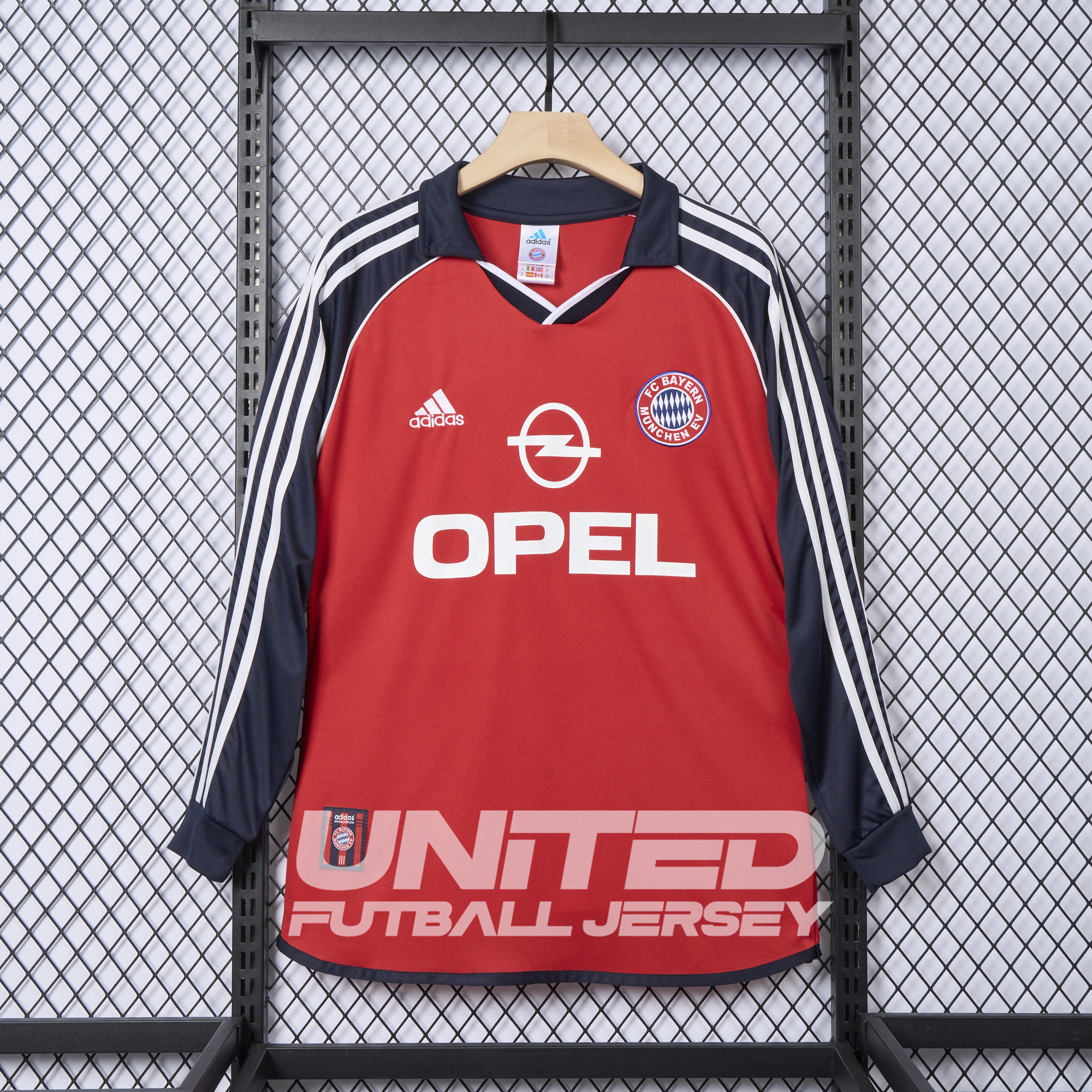 Retro Bayern Munich 2000-01 Home Long Sleeve Jersey - SOCCERDEALSHOP