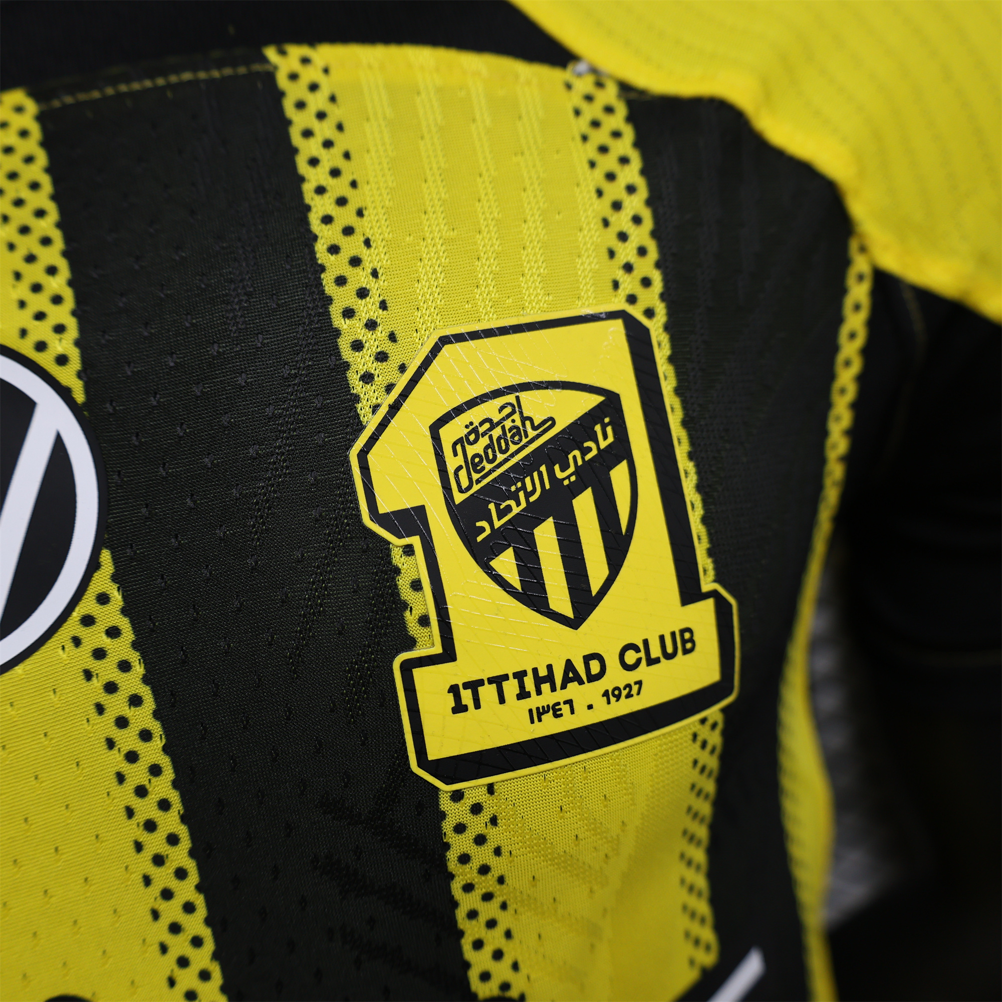 Al Ittihad Jeddah United 24-25 Home Jersey with New Sponsers - Player Version - SOCCERDEALSHOP