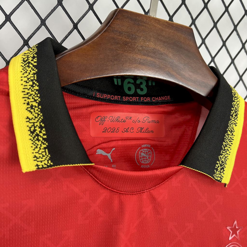 AC Milan 24-25 Red Green “Diavoli” Special Edition Jersey - Fans Version - SOCCERDEALSHOP