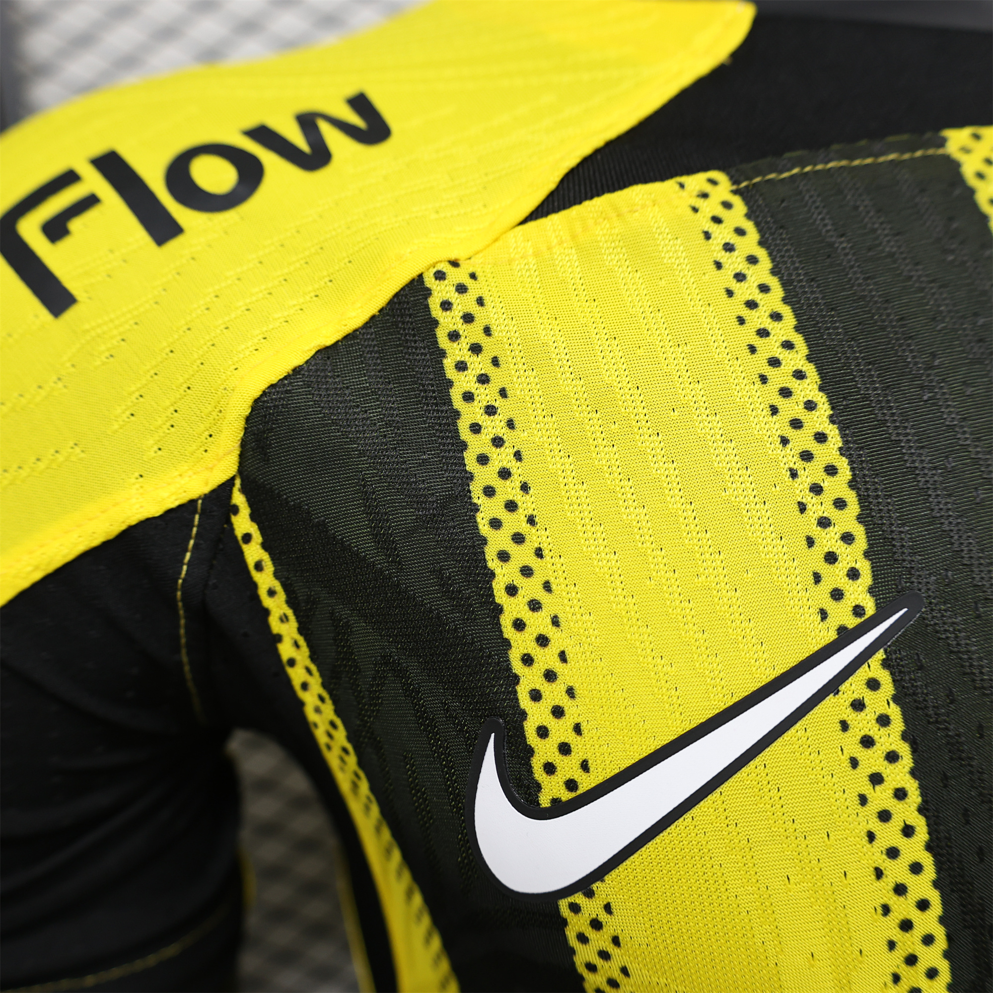 Al Ittihad Jeddah United 24-25 Home Jersey with New Sponsers - Player Version - SOCCERDEALSHOP