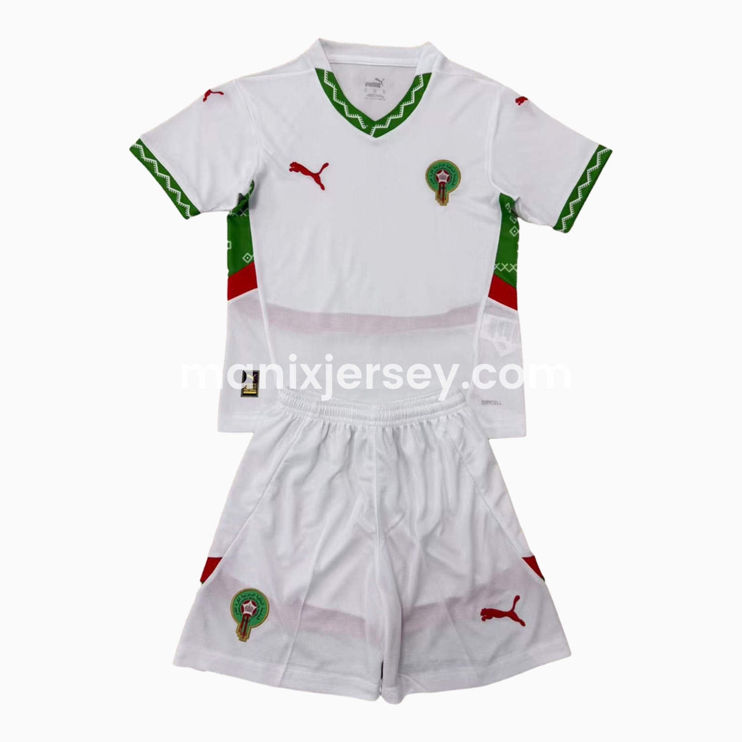 Morocco 24-25 Away Men's Adult Jersey Set - Fans Version - SOCCERDEALSHOP