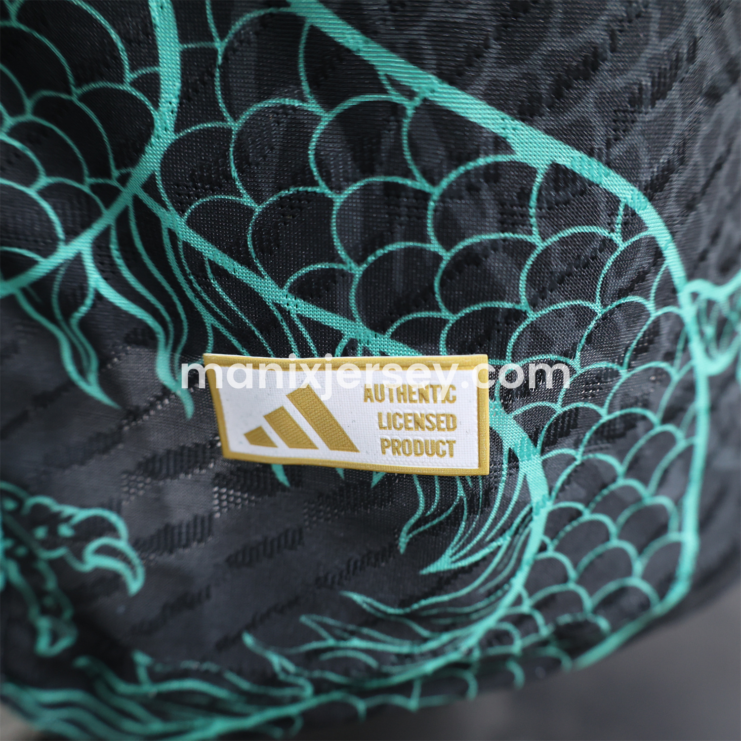 Real Madrid 24-25 Black and Green Loong Jersey - Player Version - SOCCERDEALSHOP