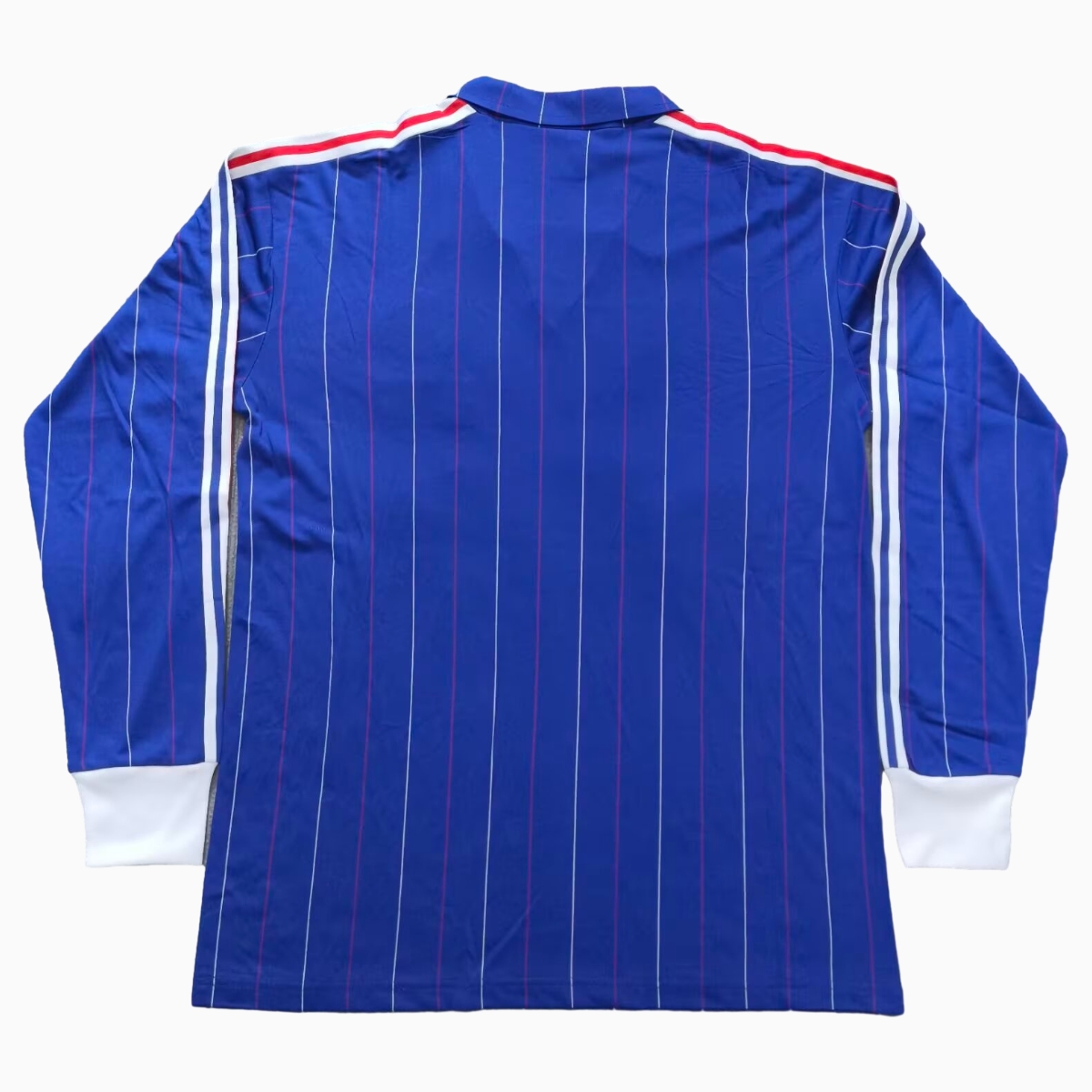 Retro France 1982 Home Long Sleeves Jersey - SOCCERDEALSHOP
