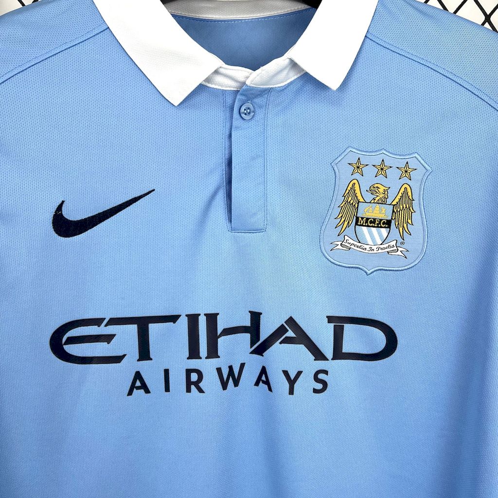 Retro Manchester City 2015-16 Home Jersey - SOCCERDEALSHOP