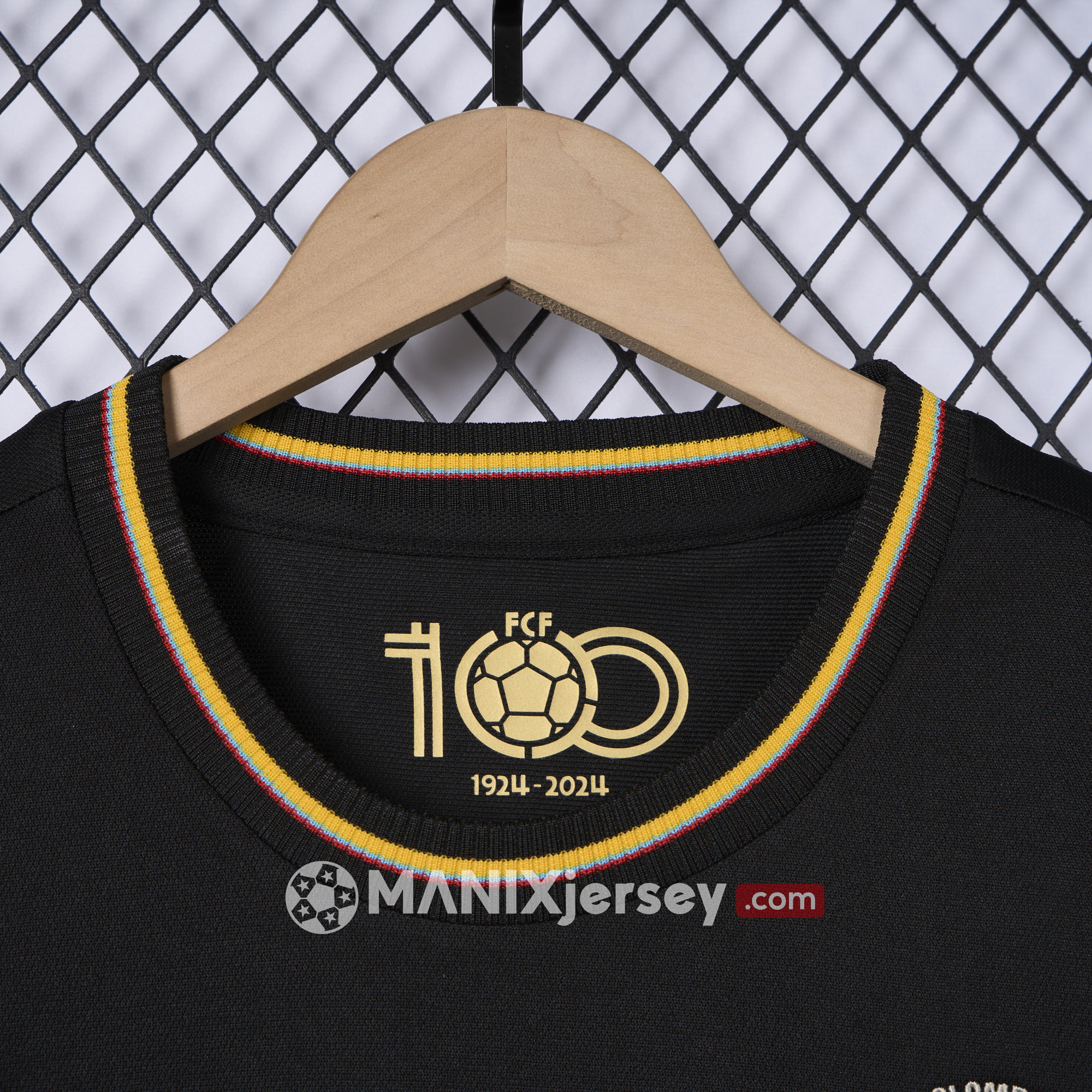 Colombia 2024 100th Anniversary Black Jersey - Fans Version - SOCCERDEALSHOP