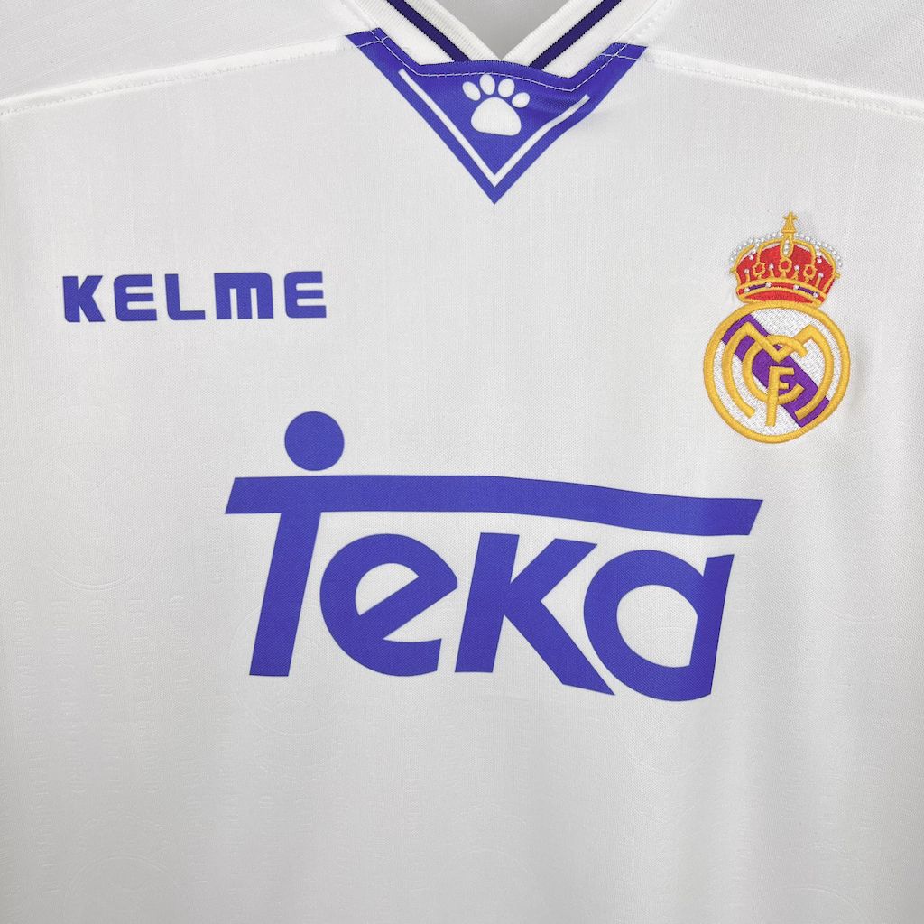 Retro Real Madrid 96-97 Home Stadium Jersey - SOCCERDEALSHOP