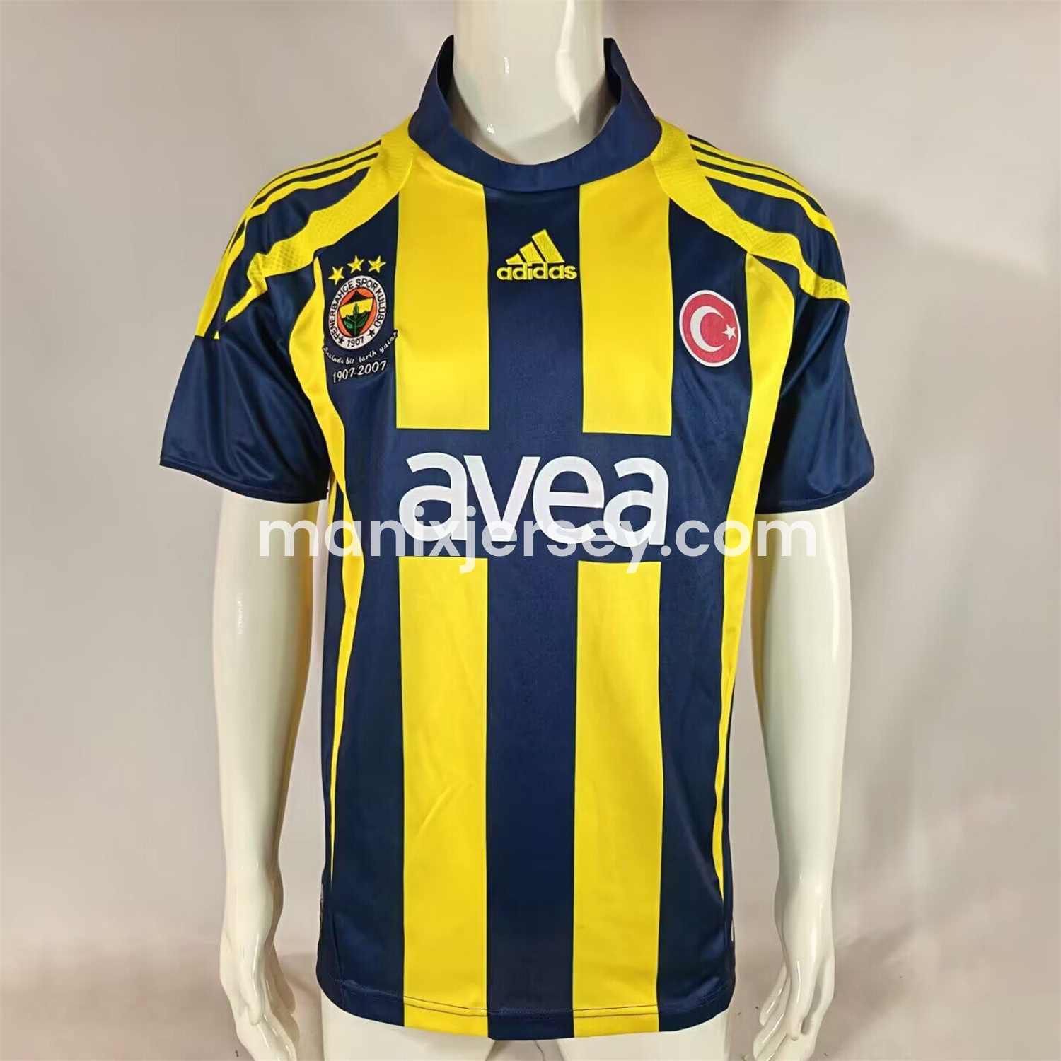 Retro Fenerbahce 2007-08 Home Jersey - SOCCERDEALSHOP