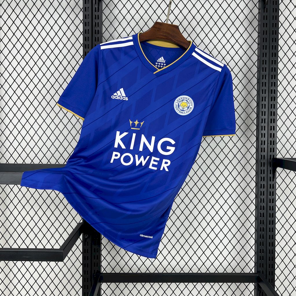 Retro Leicester City 2018-19 Home Jersey - SOCCERDEALSHOP