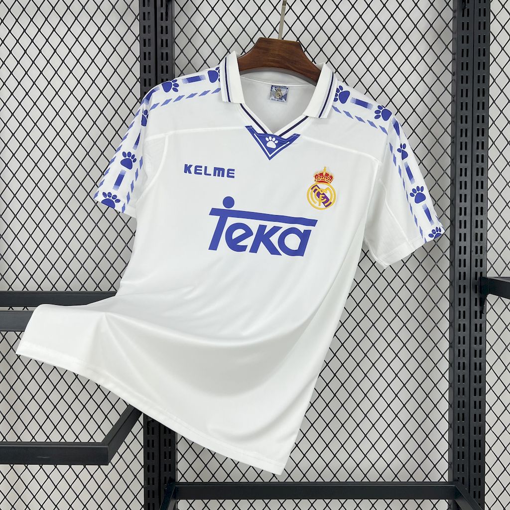 Retro Real Madrid 96-97 Home Stadium Jersey - SOCCERDEALSHOP