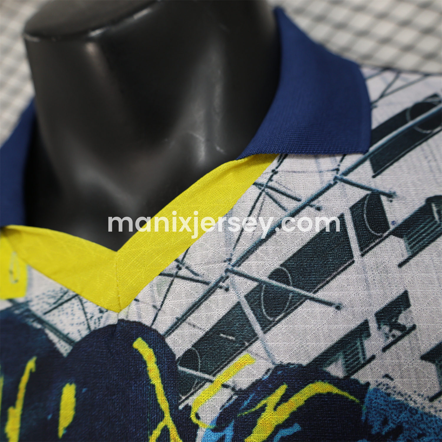 Manchester City 24-25 Blue Graffiti Special Edition Jersey - Player Version - SOCCERDEALSHOP