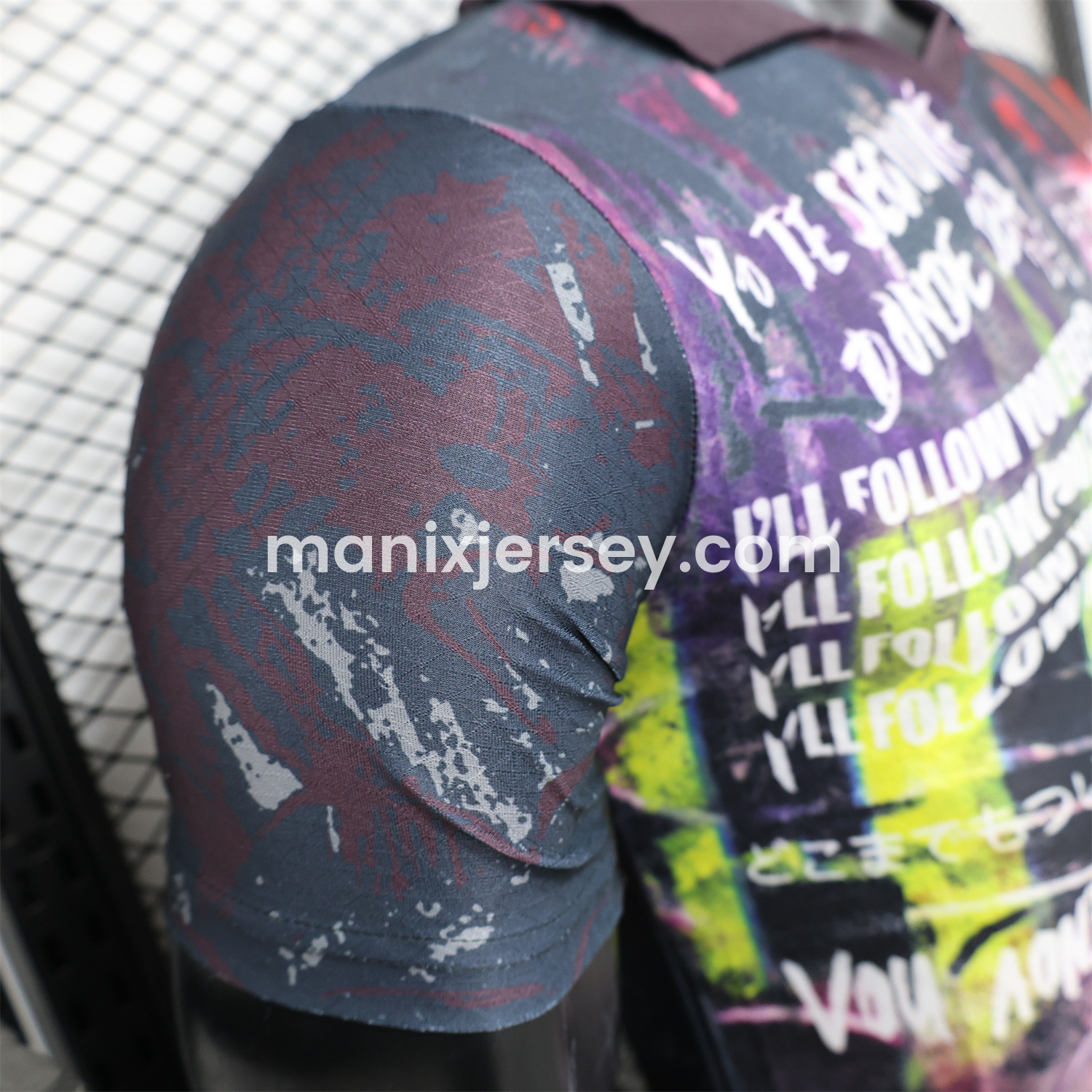 Manchester City 24-25 Black Graffiti Special Edition Jersey - Player Version - SOCCERDEALSHOP