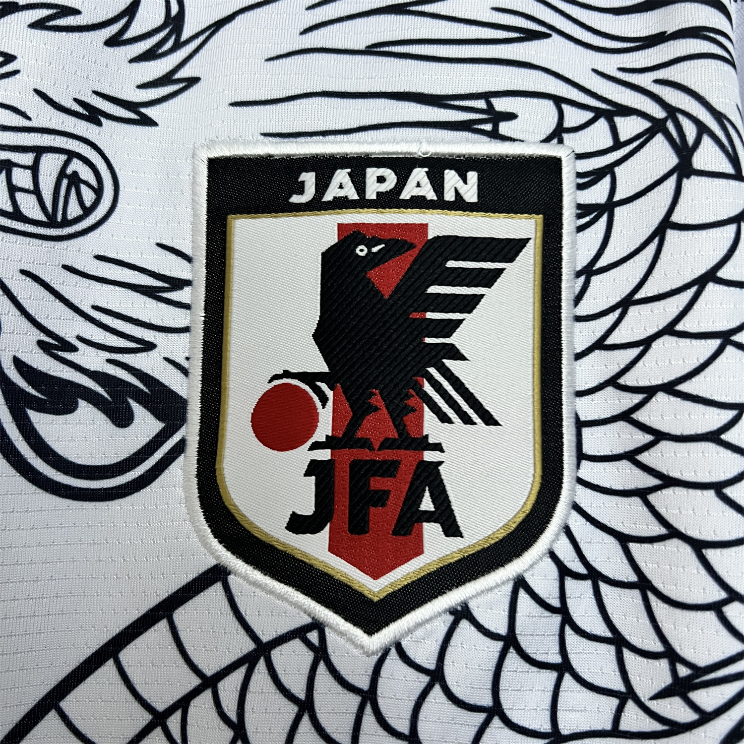 Japan 2024 Dragon and Inscription White Jersey - Fans Version - SOCCERDEALSHOP