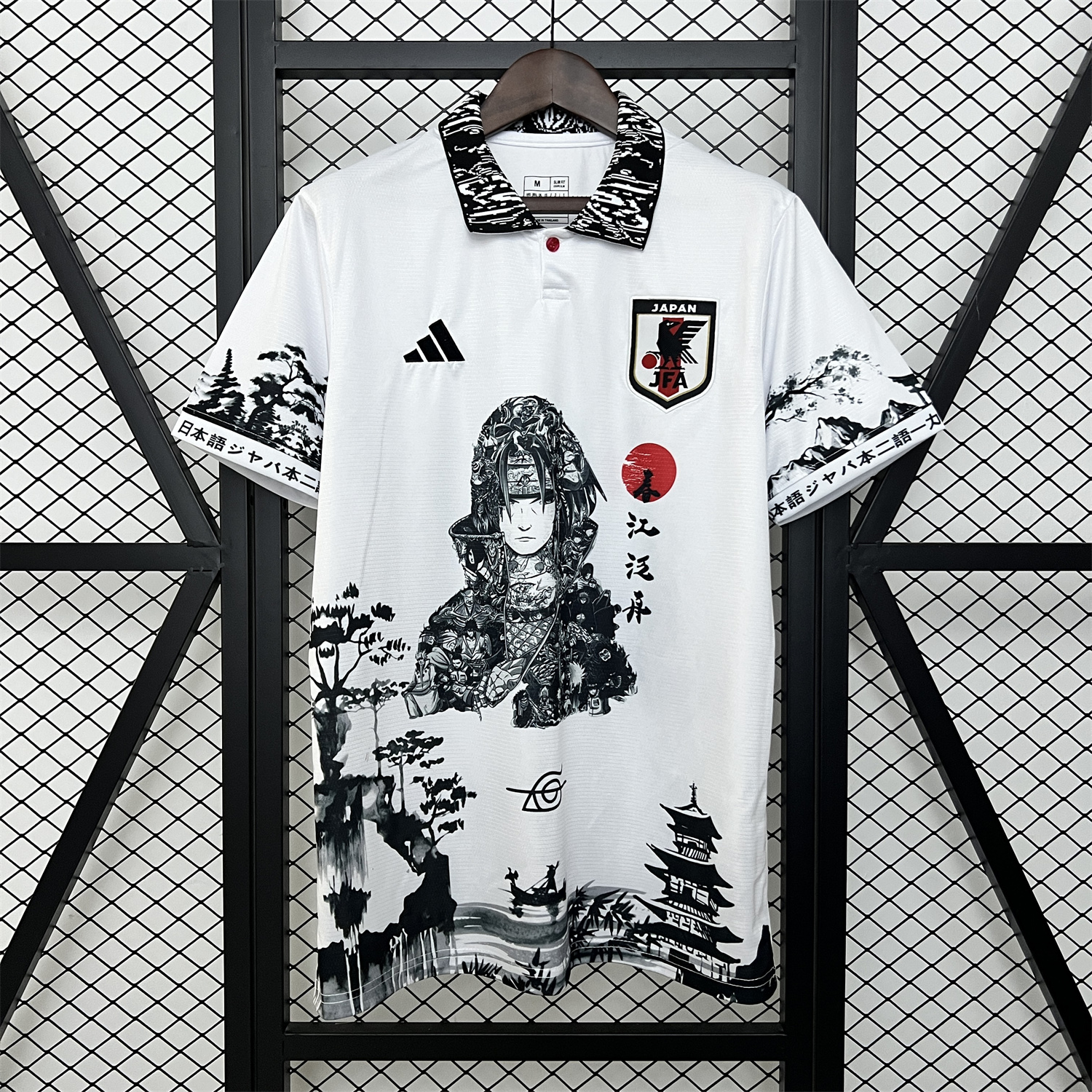 Japan 2024 Itachi Uchiha White Special Edition Jersey - Fans Version - SOCCERDEALSHOP