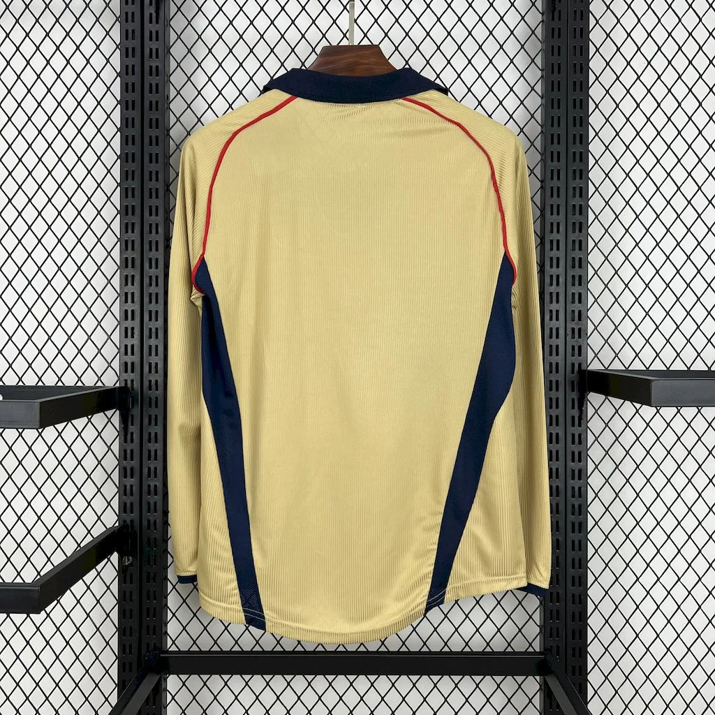 Retro Arsenal 2001-02 Away Long Sleeves Jersey - SOCCERDEALSHOP
