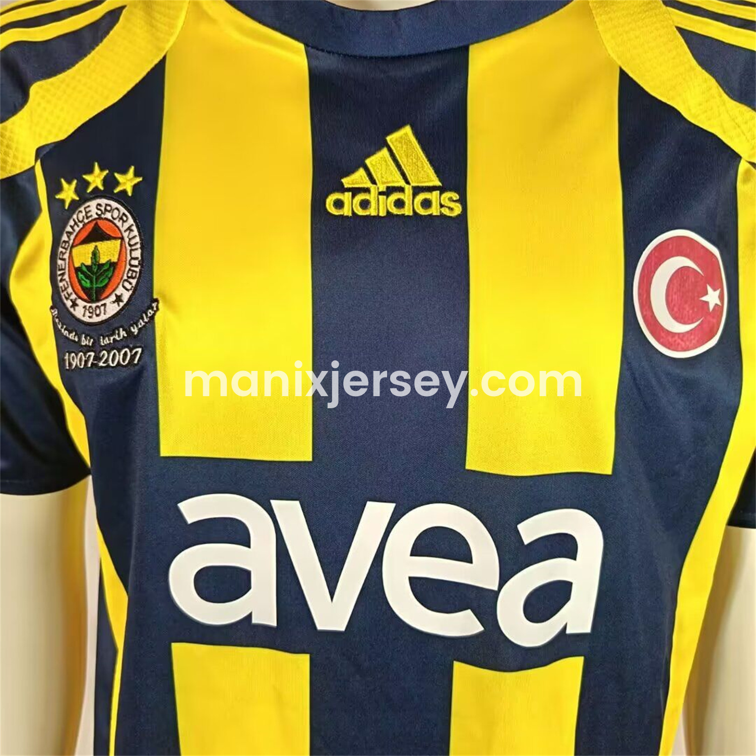 Retro Fenerbahce 2007-08 Home Jersey - SOCCERDEALSHOP