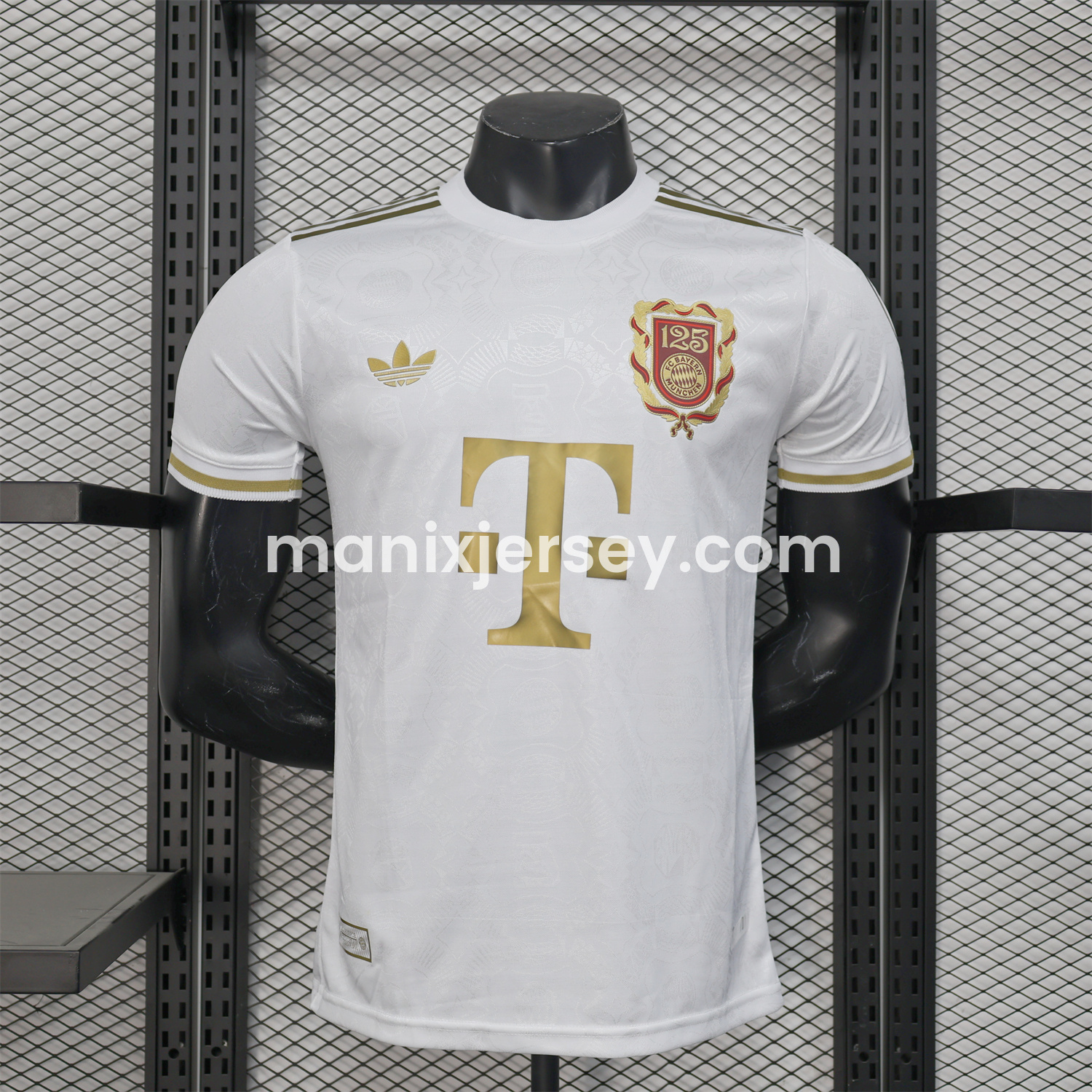 Bayern Munich 2025 White 125th Anniversary Jersey - Player Version - SOCCERDEALSHOP