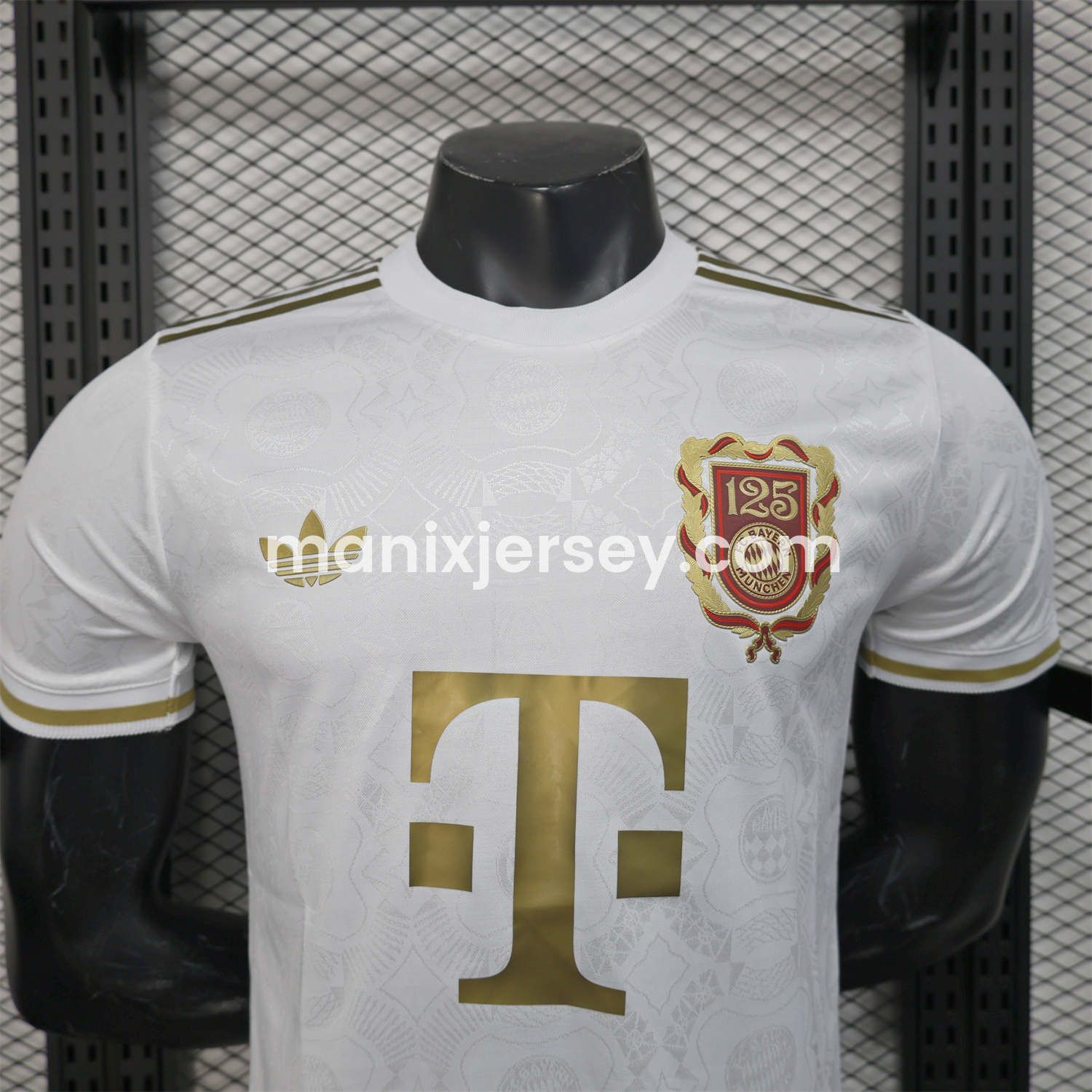 Bayern Munich 2025 White 125th Anniversary Jersey - Player Version - SOCCERDEALSHOP