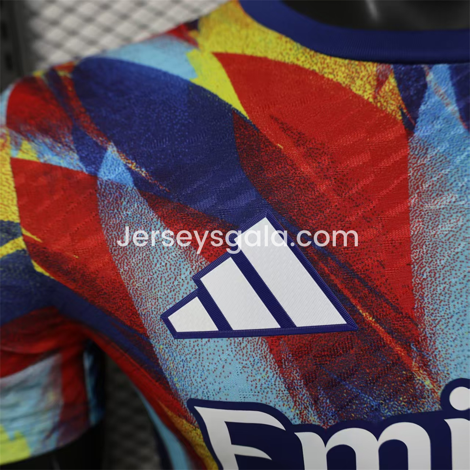 Arsenal 25-26 Colorful Flame Graffiti Pre-match Training Jersey - Player Version - SOCCERDEALSHOP