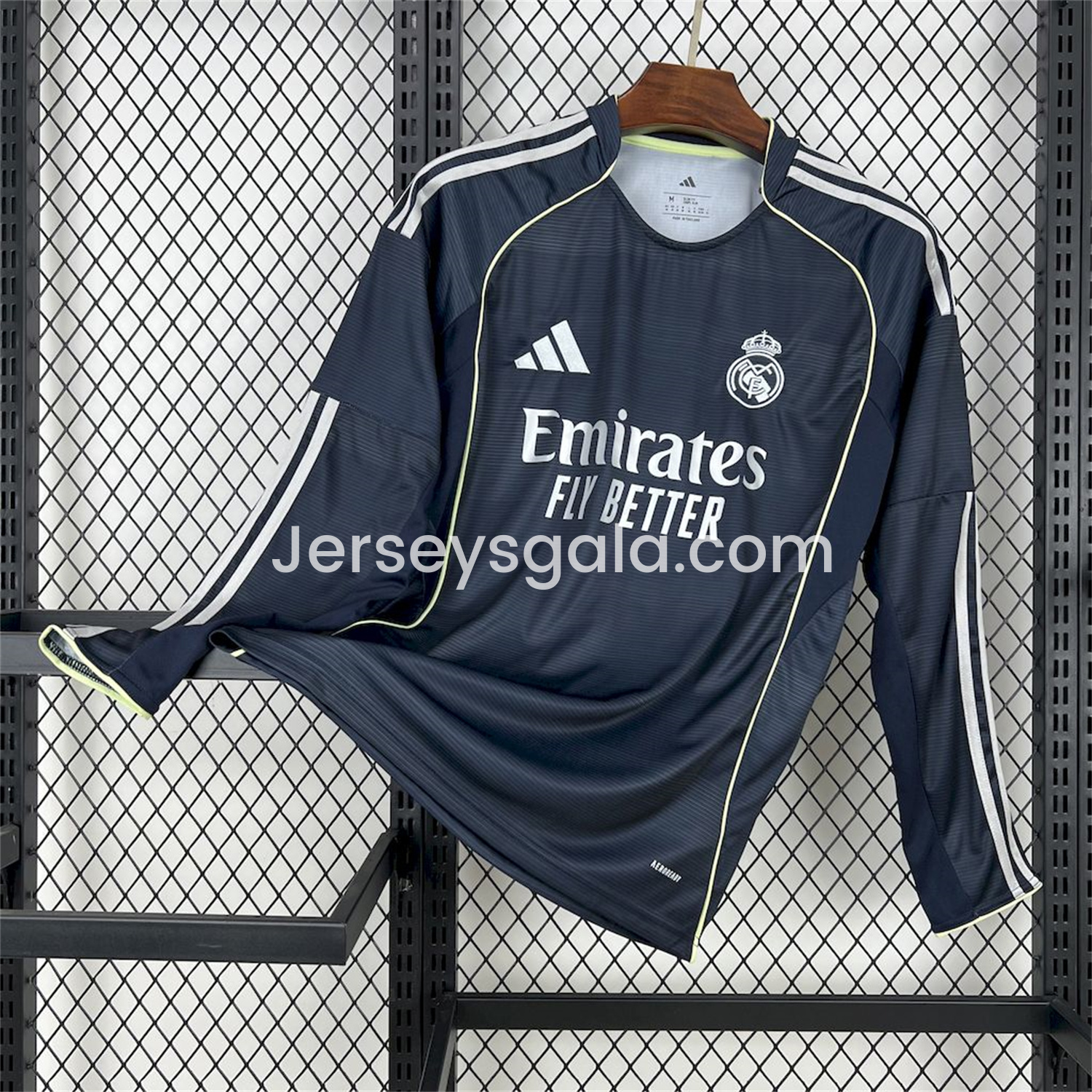 Real Madrid 25-26 Away Long Sleeves Jersey - Fans Version - SOCCERDEALSHOP