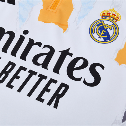 Real Madrid 2025 Kids Long Sleeve Training Set - Three Color Mixing - SOCCERDEALSHOP