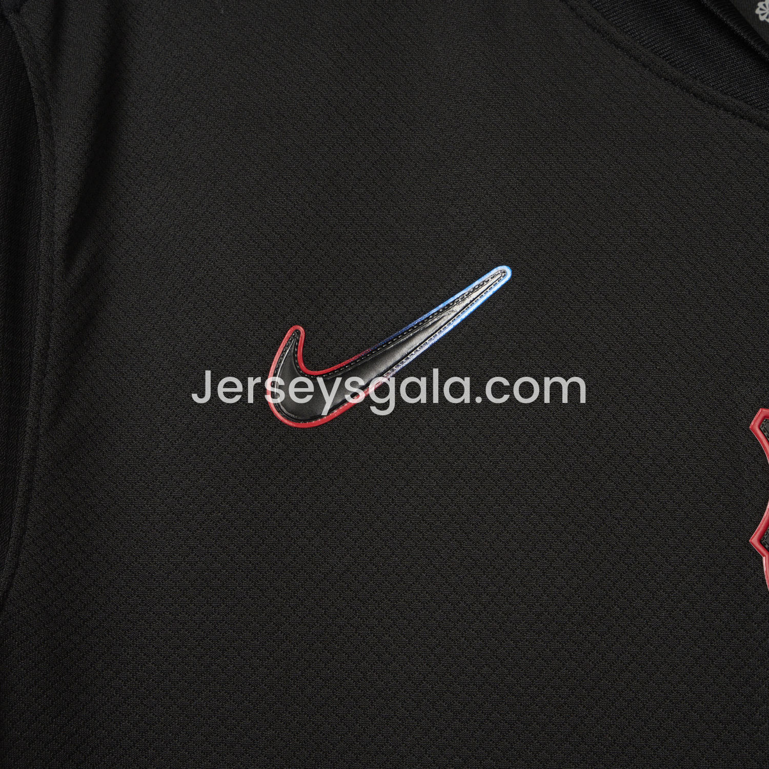 B.A.R.S.A x Travis Scott 24-25 Away Pure Black Jersey - Fans Version - SOCCERDEALSHOP