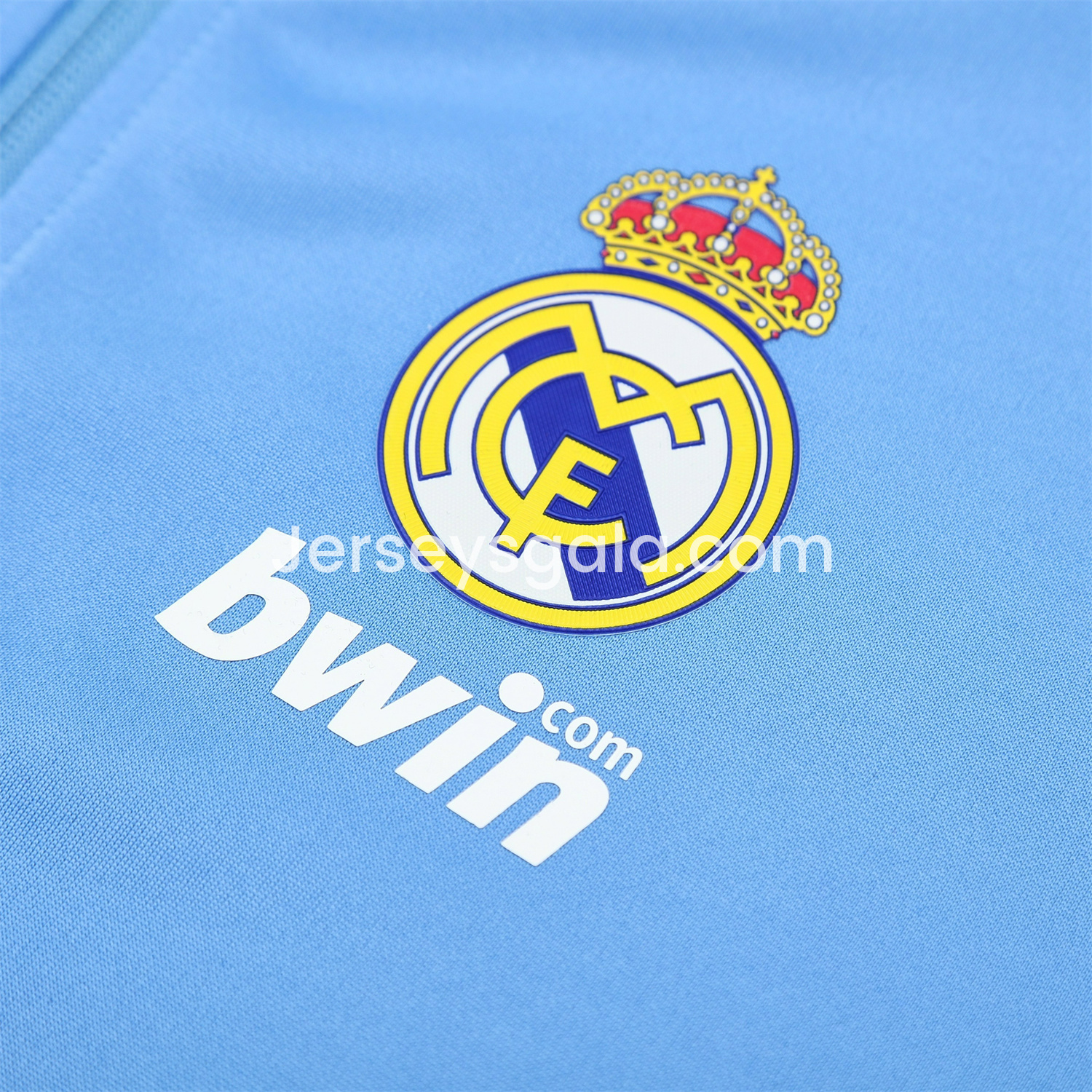 Real Madrid 25-26 Throwback Jacket Training Tracksuit - Blue Jackets & Black Pants - SOCCERDEALSHOP